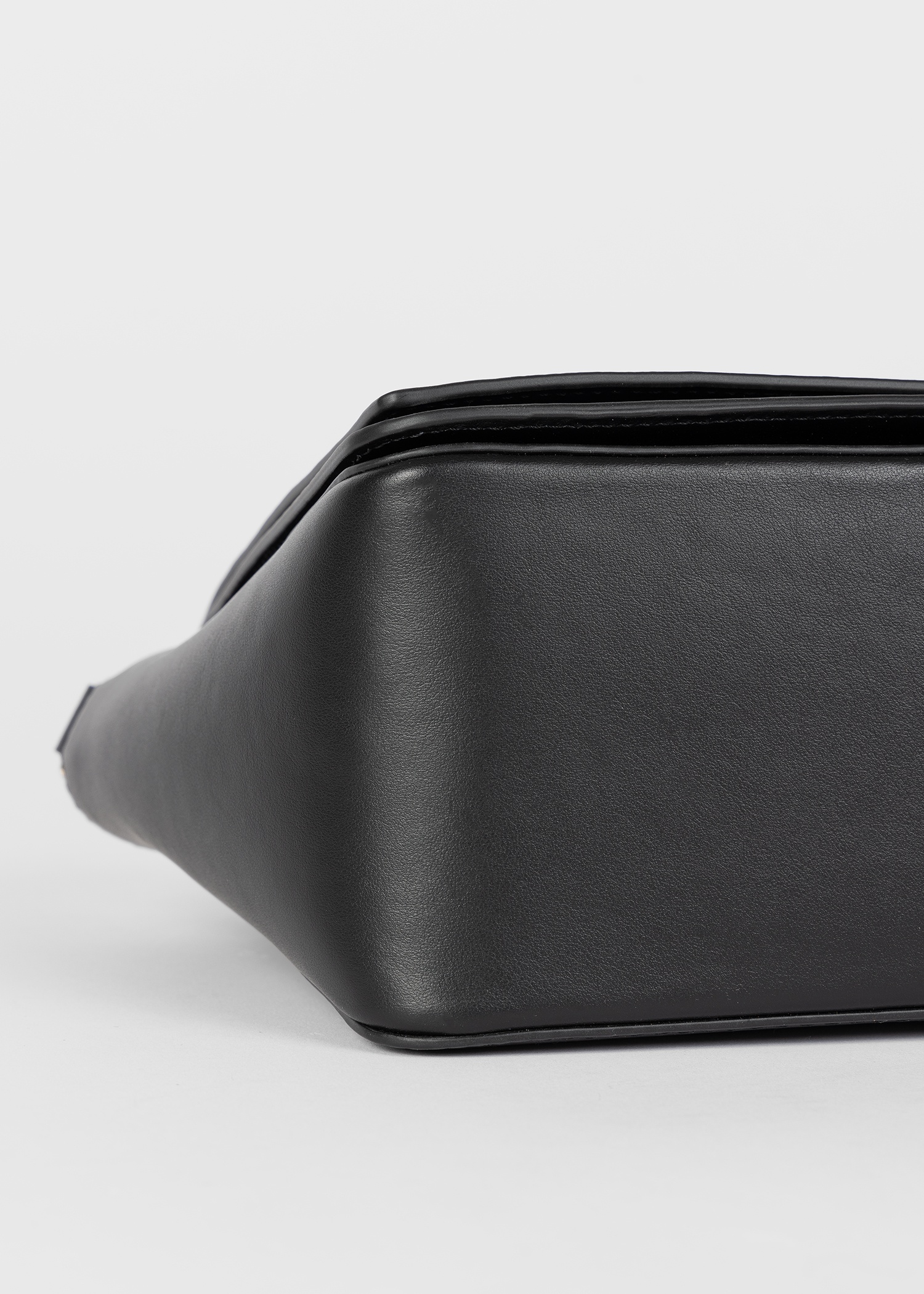 Women's Black Leather 'Signature Stripe' Crossbody Bag - 6
