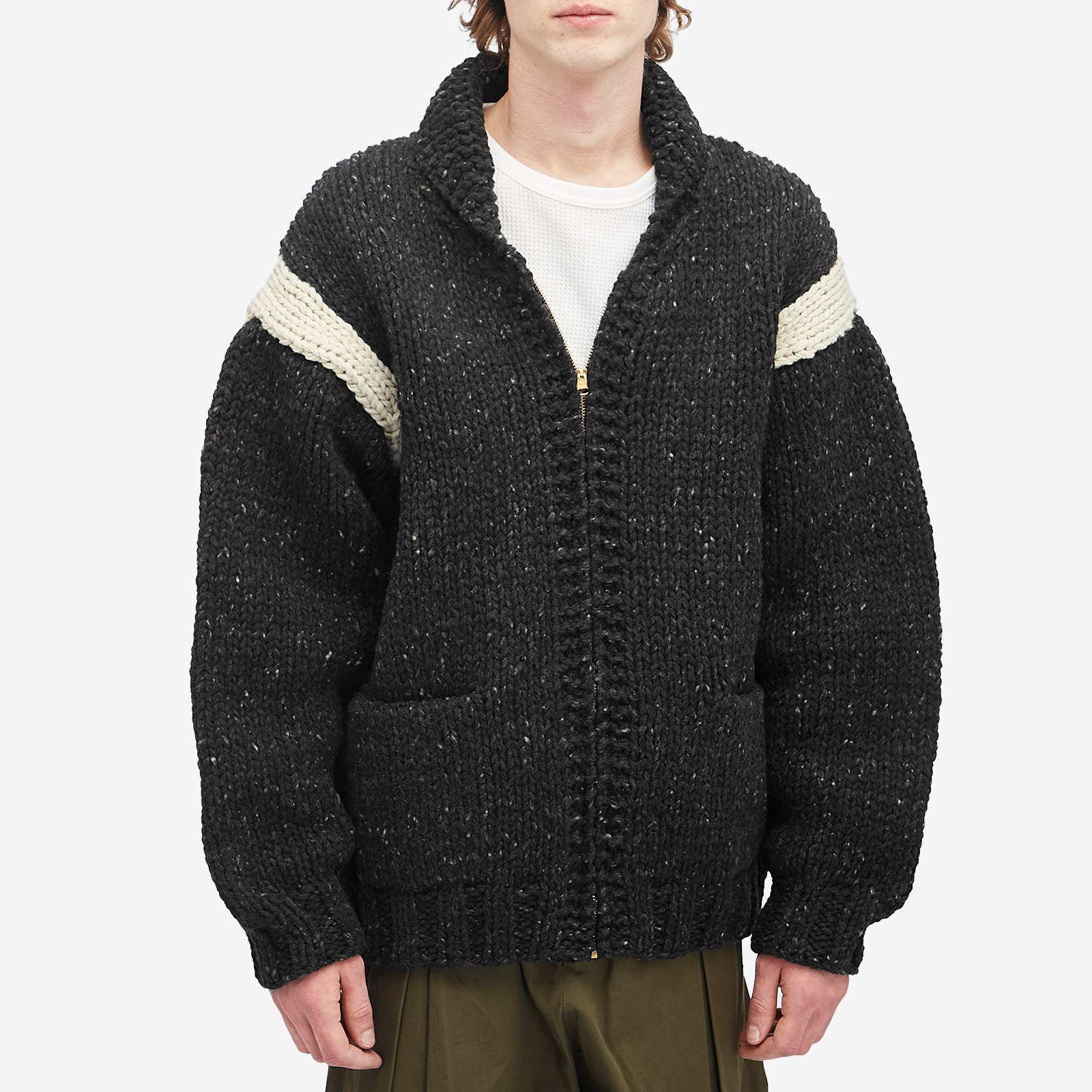 visvim Visvim Cowichan Hand Knit Cardigan | endclothing | REVERSIBLE