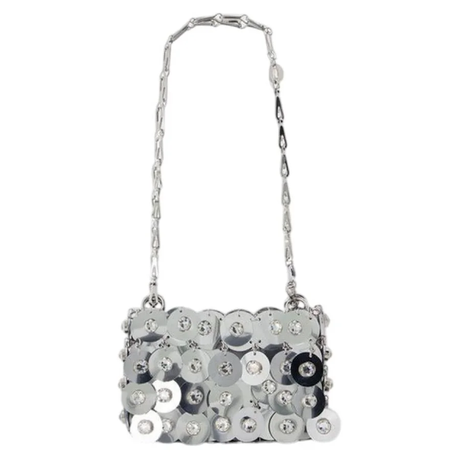 Paco Rabanne Sparkling Sequined Shoulder Bag - 1