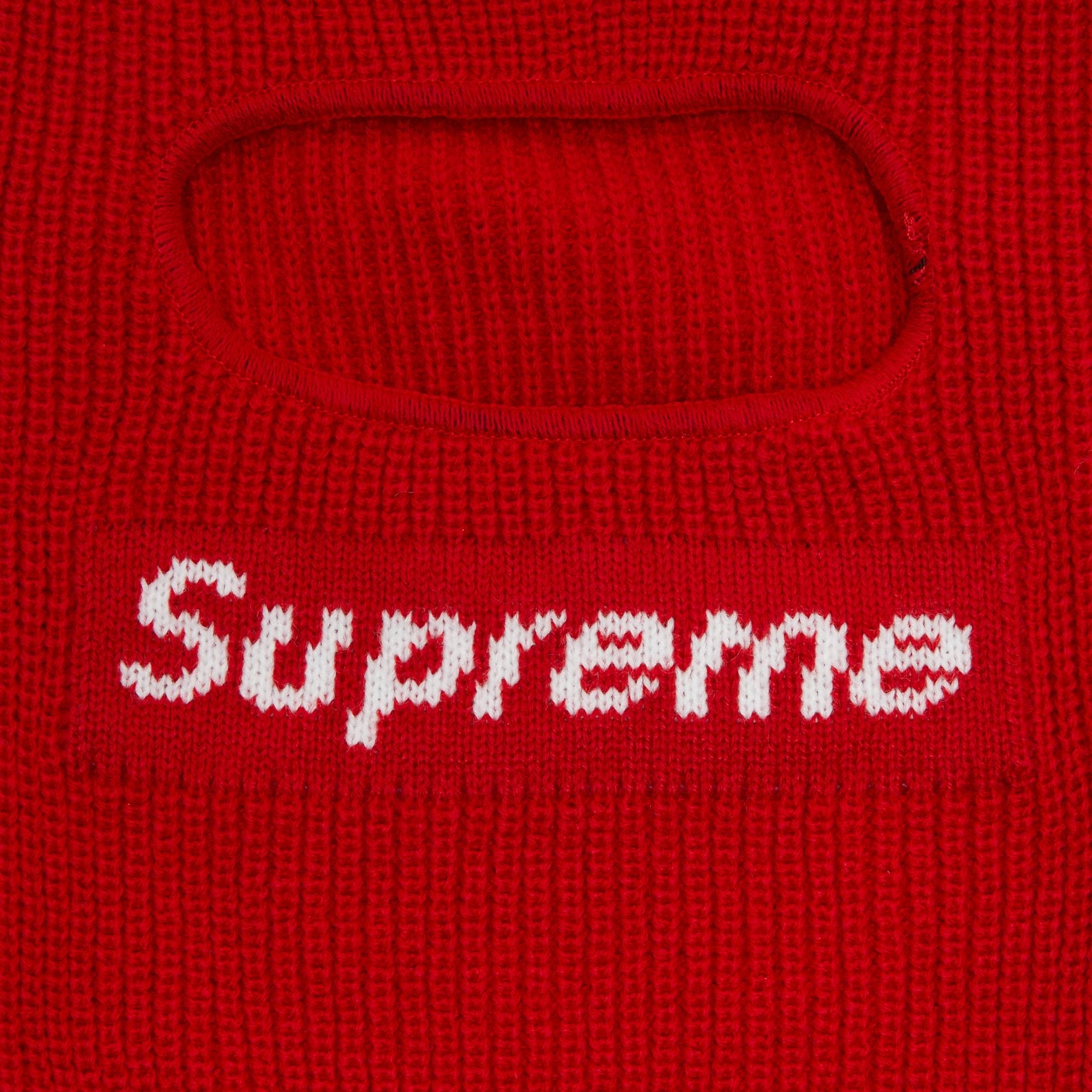 Supreme x New Era Box Logo Balaclava 'Red' - 3