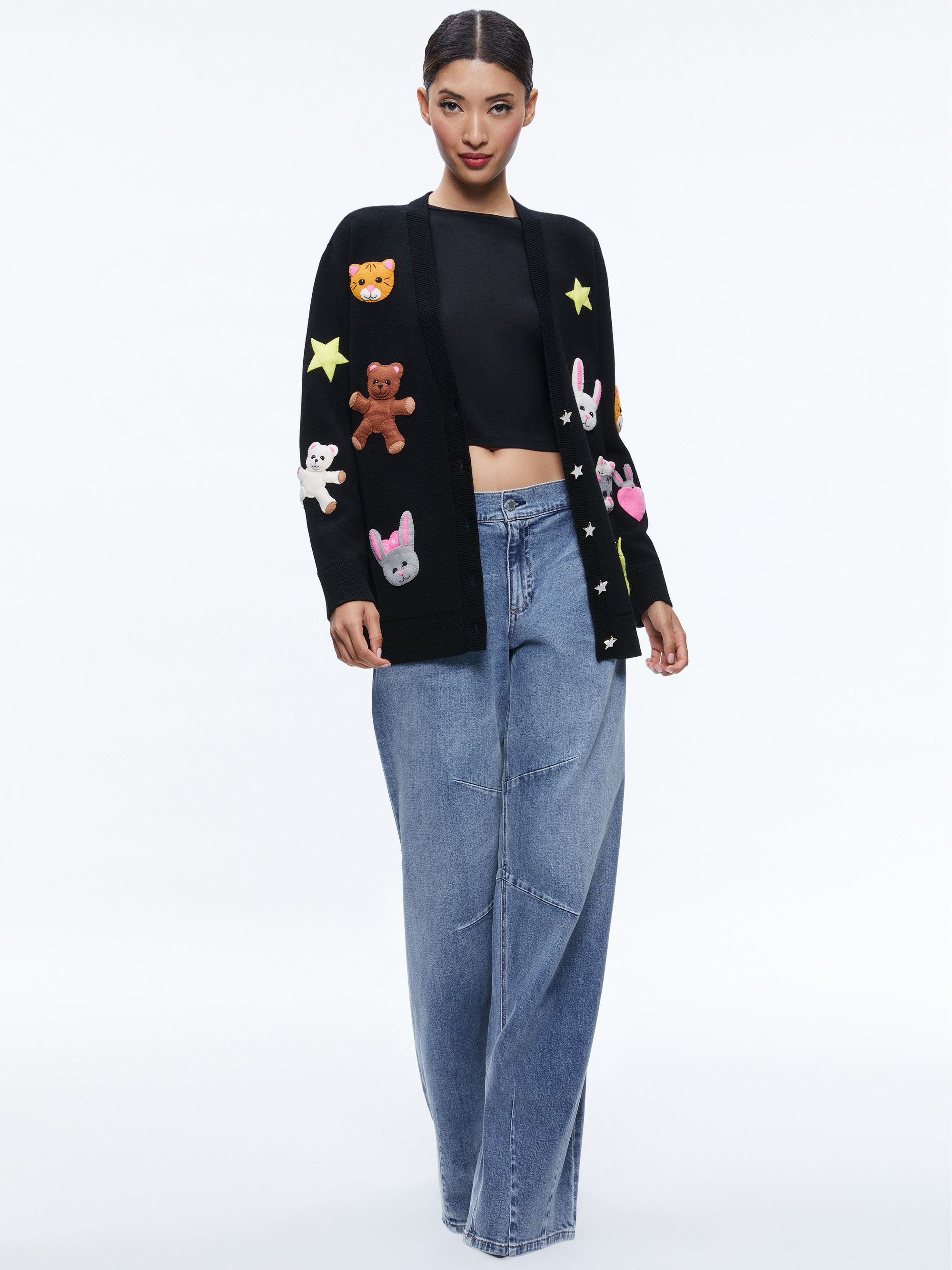 BRADFORD APPLIQUE CARDIGAN - 5