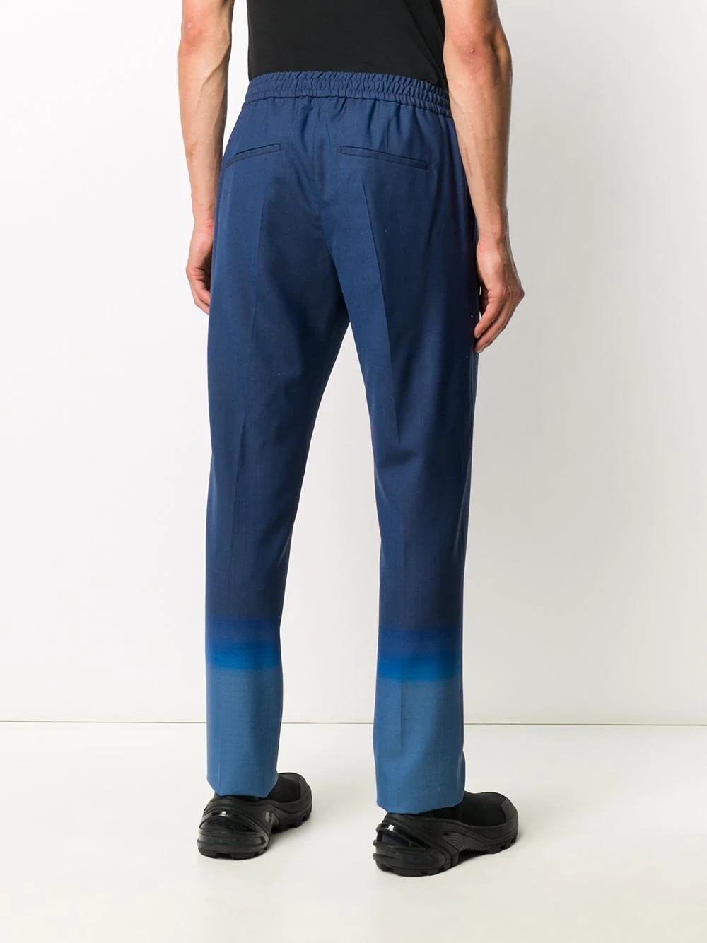 elasticated gradient trousers - 4