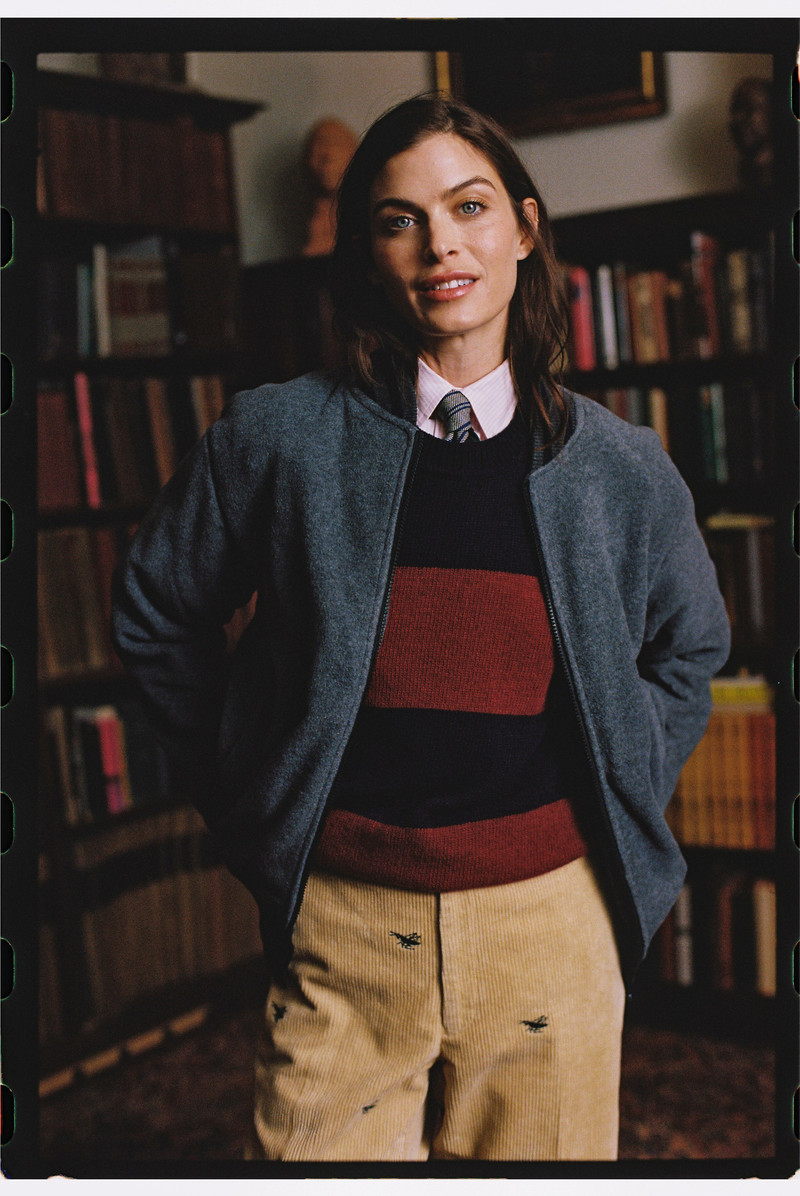 J. PRESS CHARCOAL POLAR FLEECE TRACK JACKET - TRIM FIT outlook