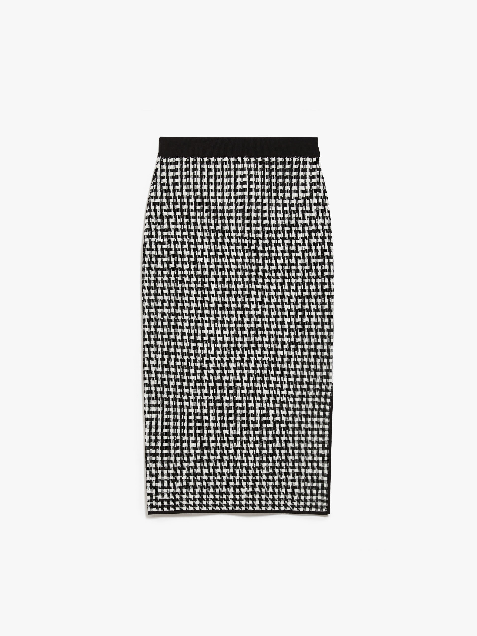 DALMINE Jacquard viscose pencil skirt - 1