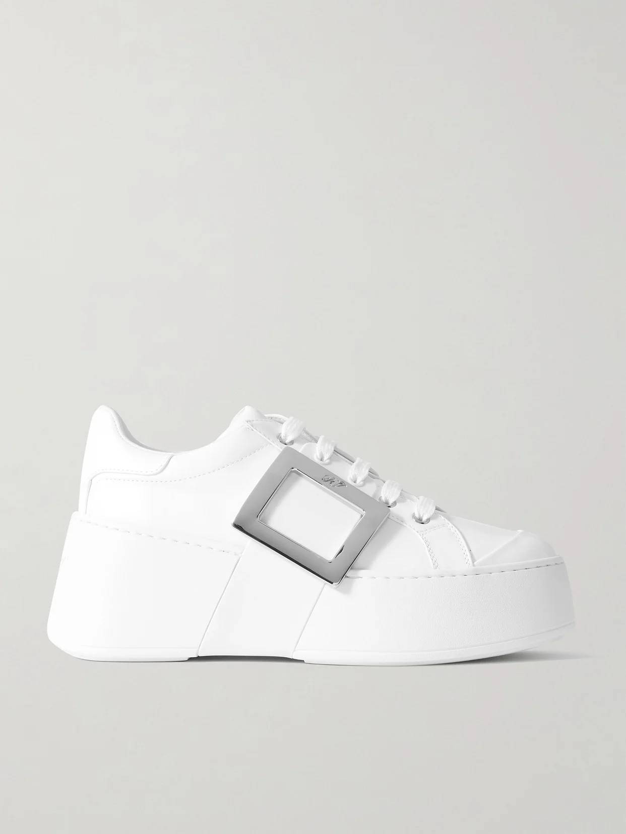 Viv' Skate Embellished Leather Sneakers - 1