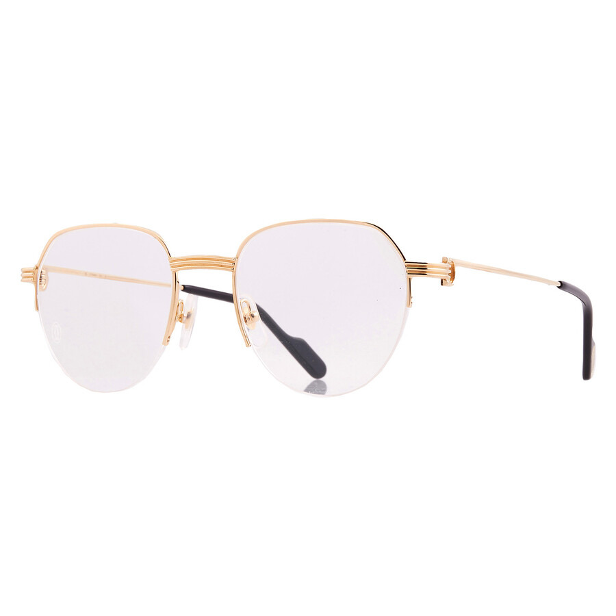 Cartier Demo Round Men's Eyeglasses CT0446O 001 51 - 2