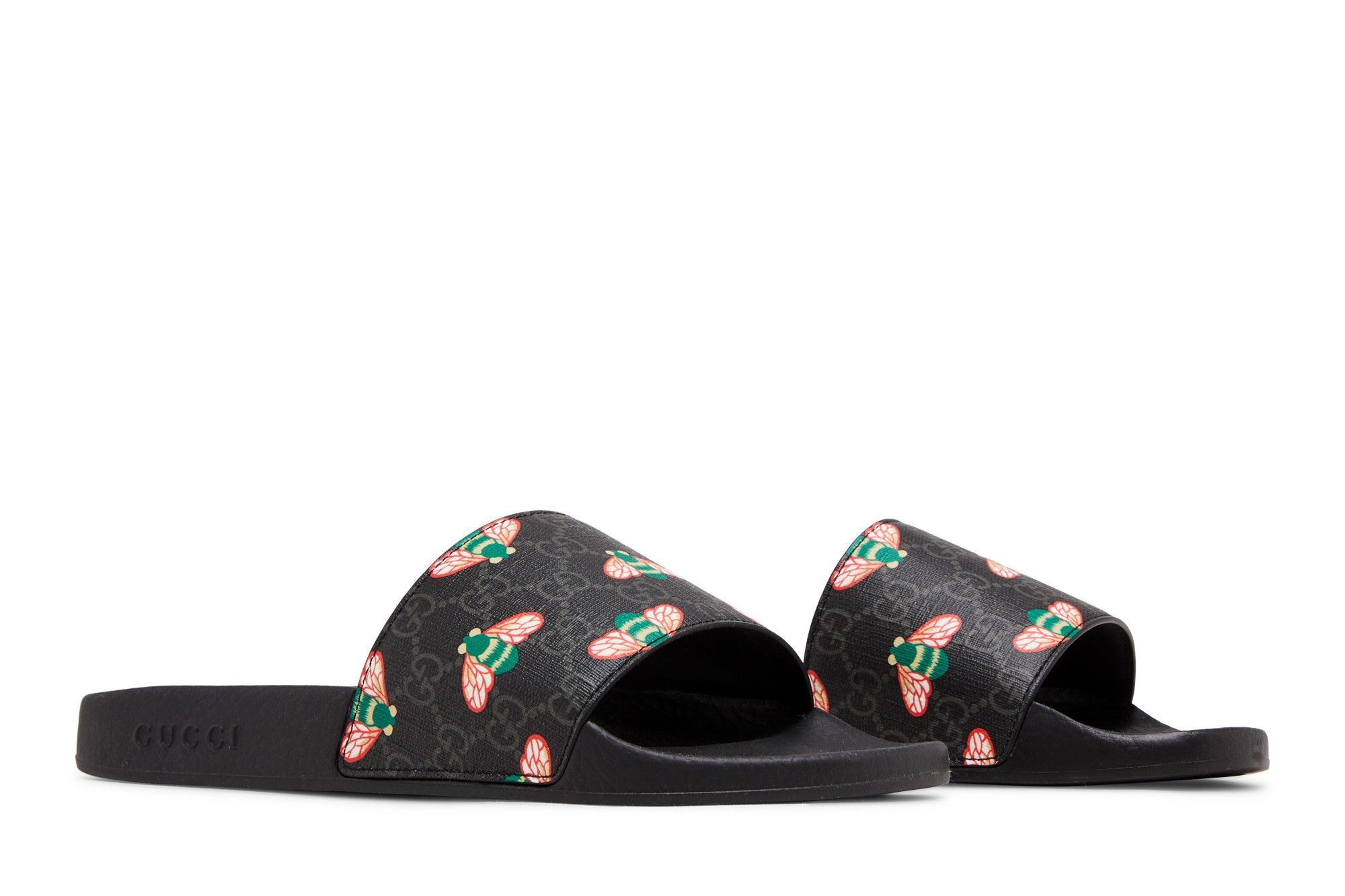Gucci GG Supreme Slide 'Bee Print' - 8