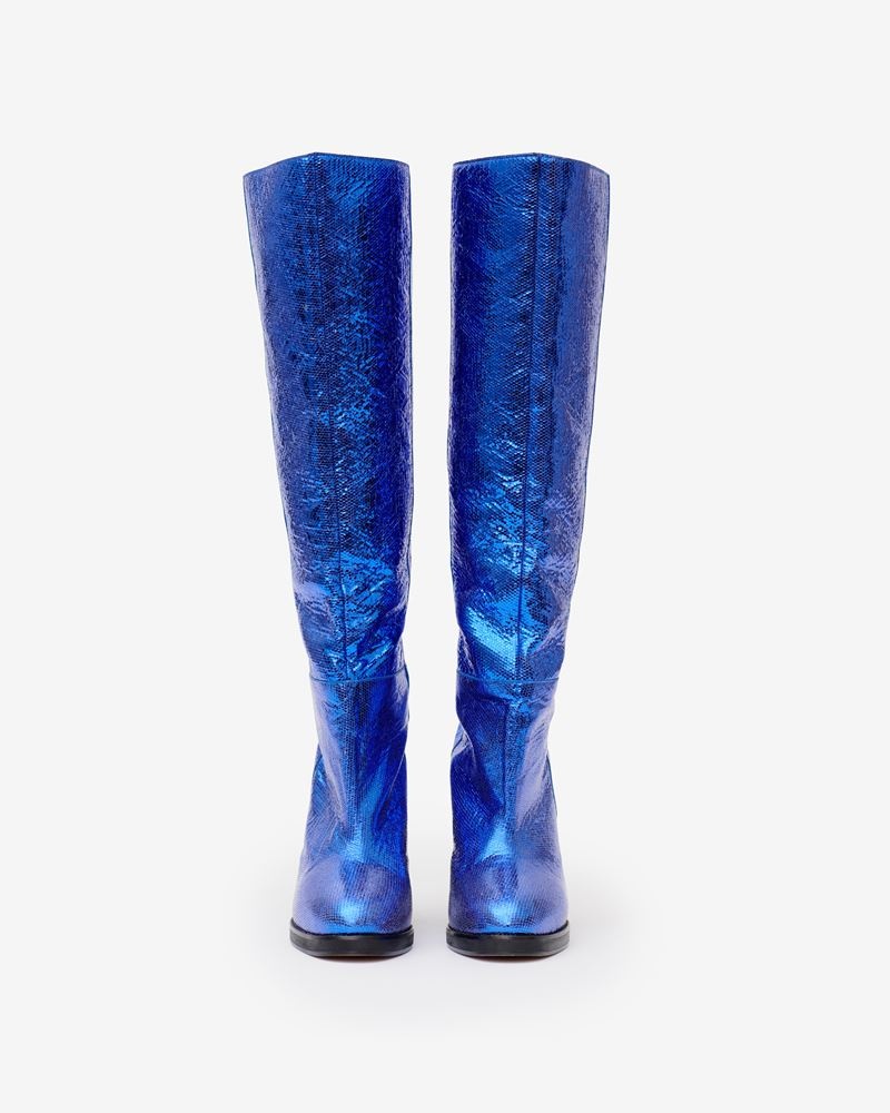 LYLENE LEATHER KNEE BOOTS - 4