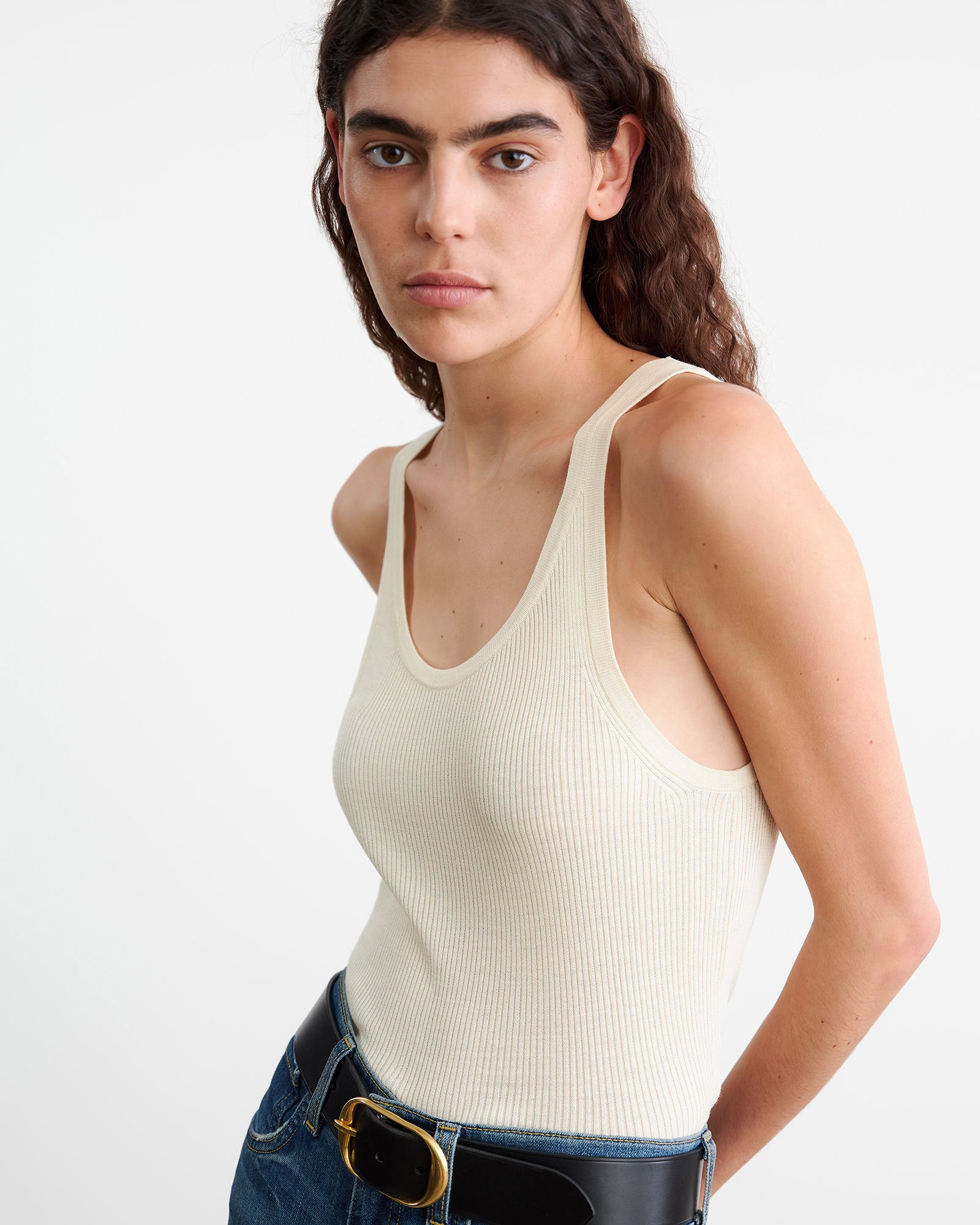 Selah Silk Knit Tank - 3