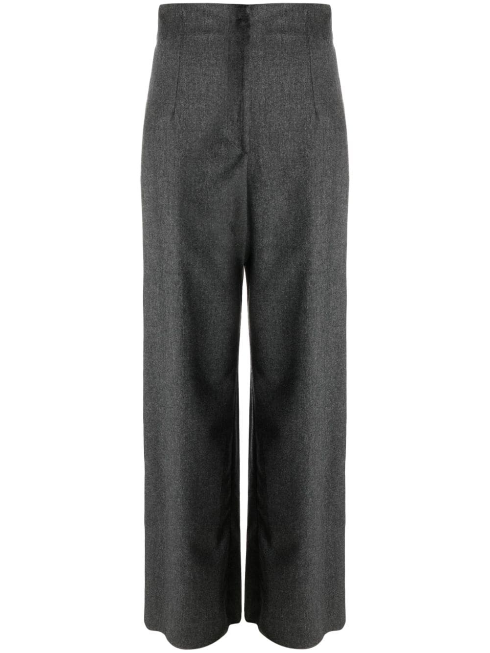 straight-leg high-waist trousers - 1