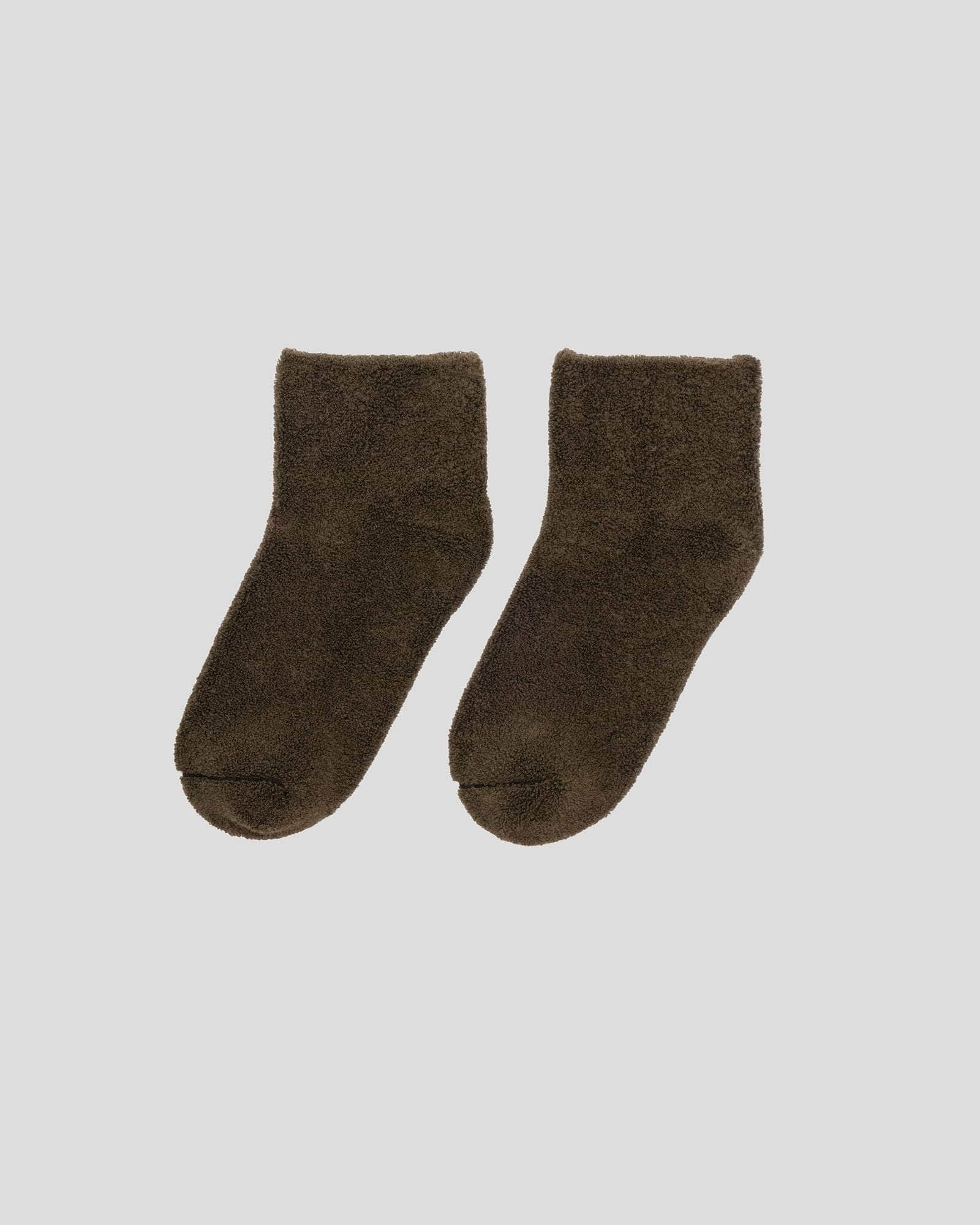 Buckle Ankle Socks - Textured Organic Cotton - 4