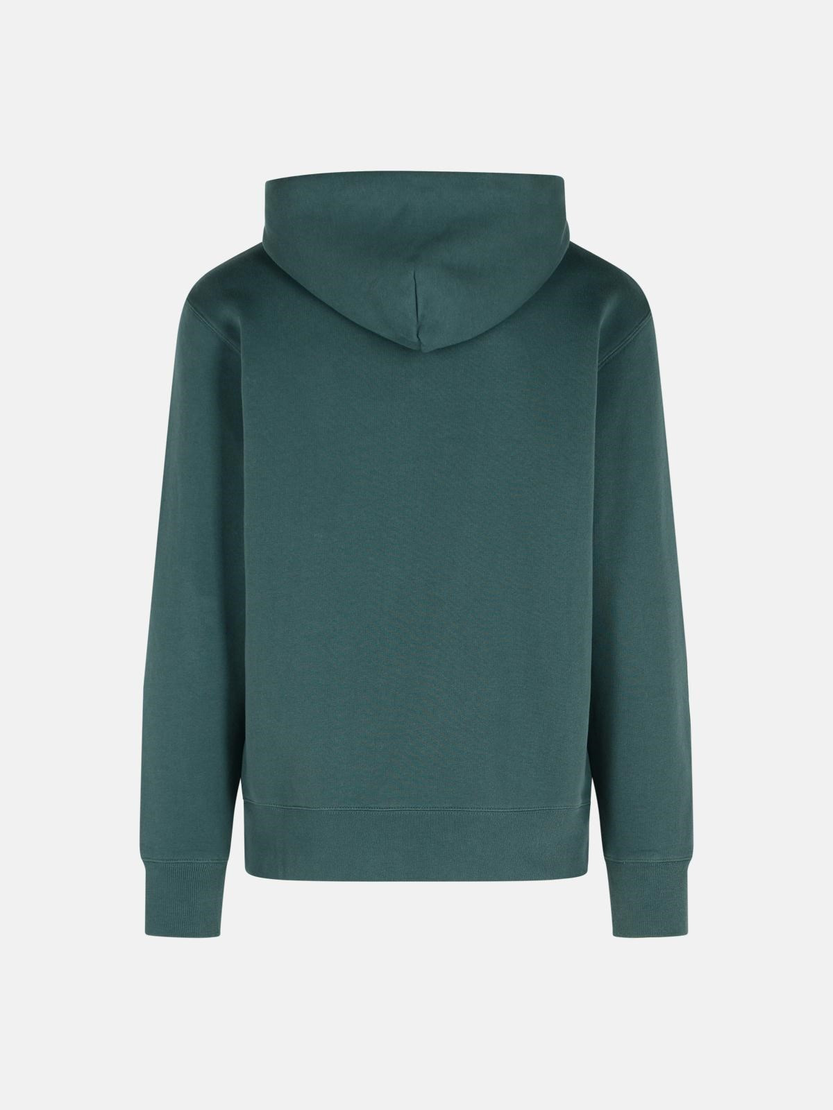 GREEN COTTON SWEATSHIRT - 3