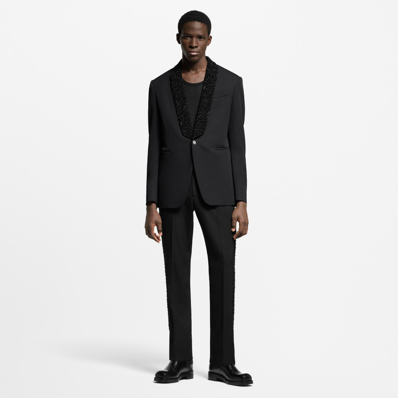 Louis Vuitton Made To Order Embellished Evening Cigarette Pants outlook