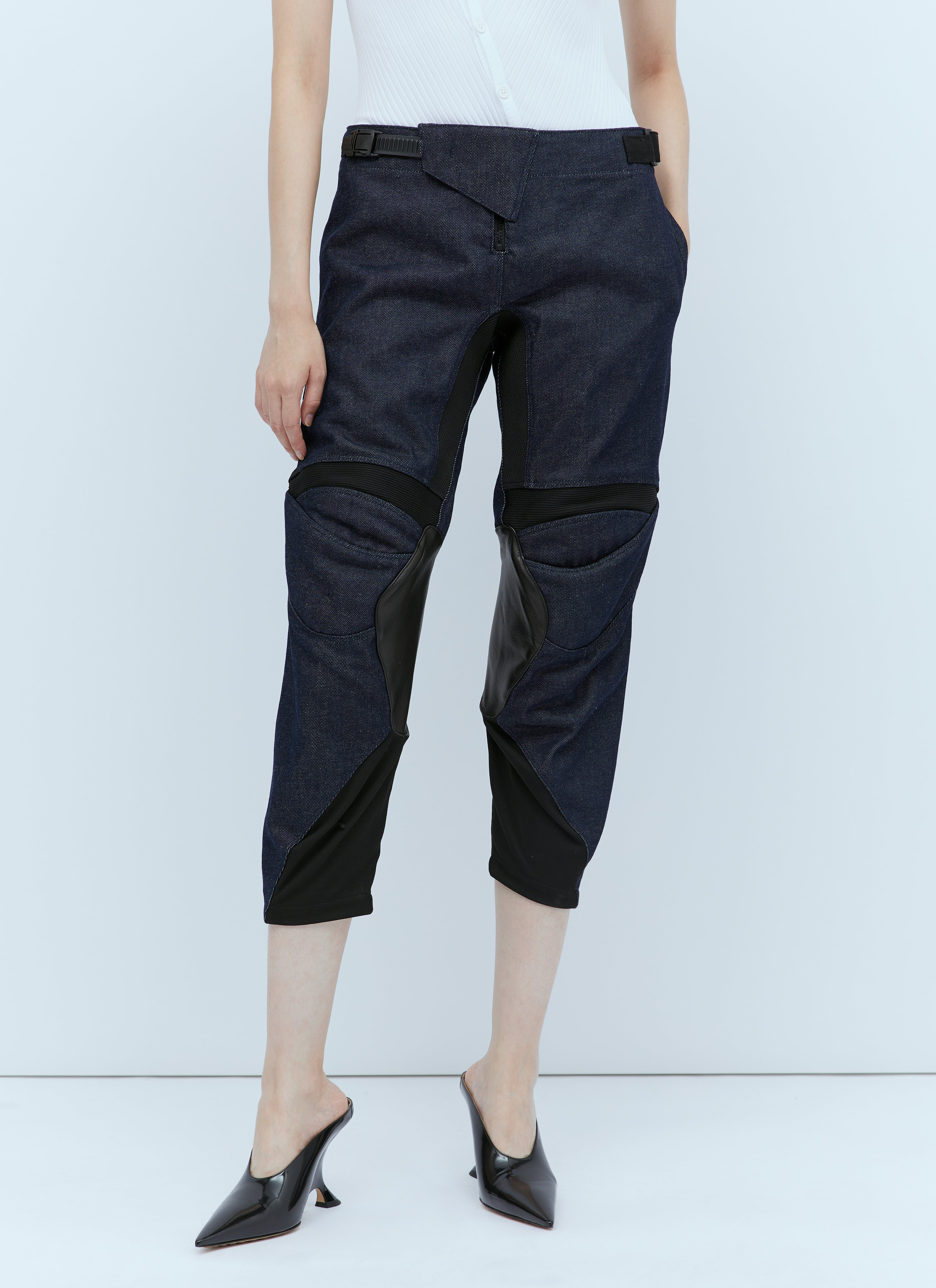 Coperni Women Denim Racing Pants - 2