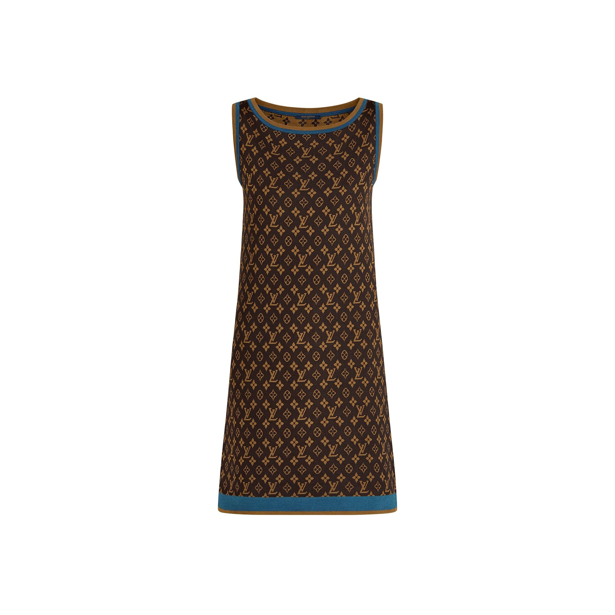 Retro Monogram Knit Dress  - 1