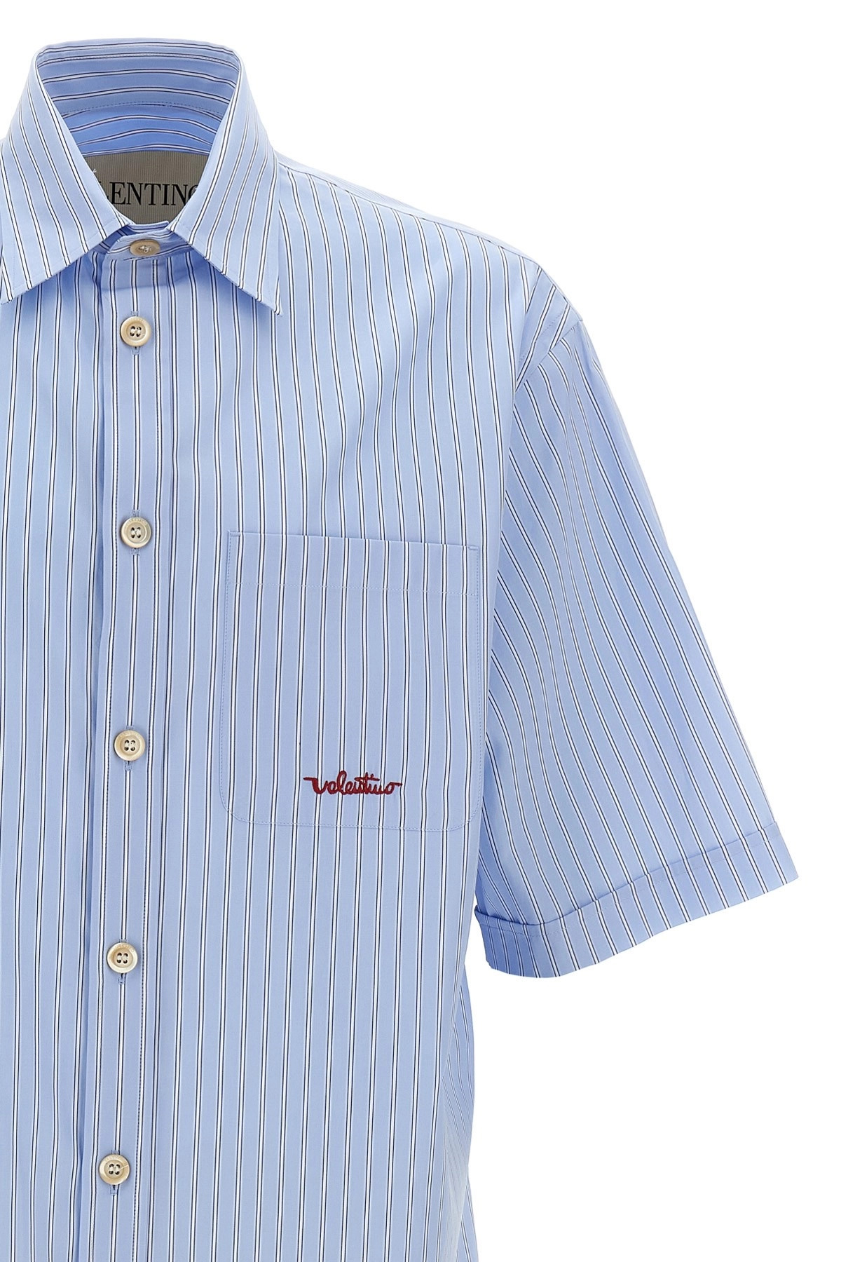 Valentino Garavani 'Vlogo' embroidery shirt - 3