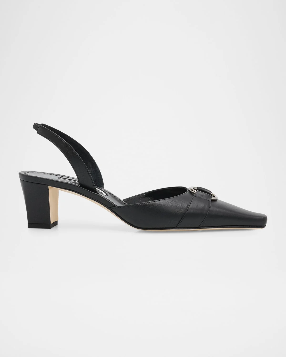 50mm Trixa Visconti Leather Slingback Pumps - 1