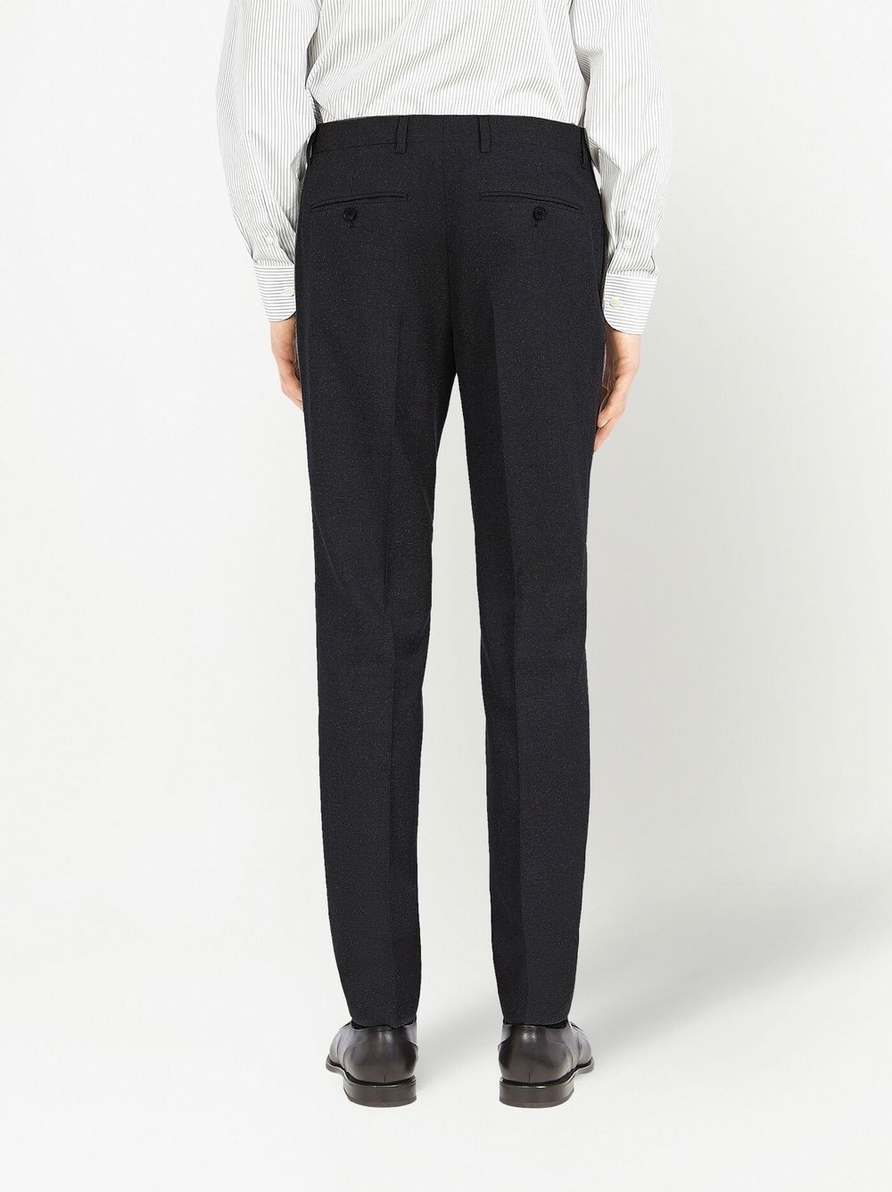 mid-rise straight-leg trousers - 3