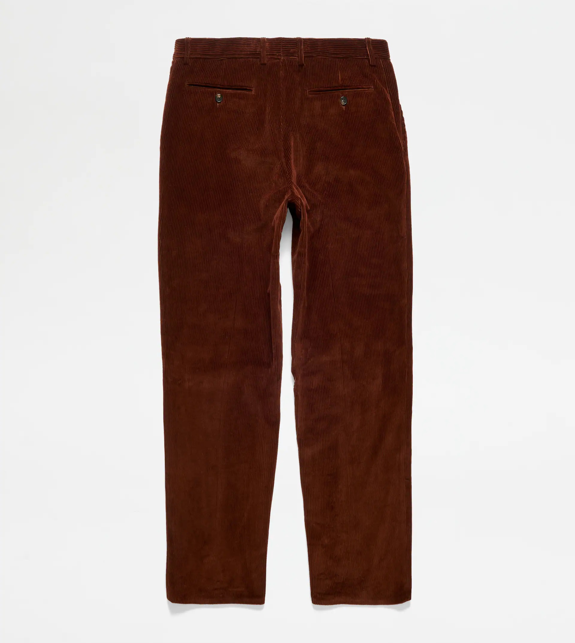 BAGGY TROUSERS IN VELVET - BROWN - 7