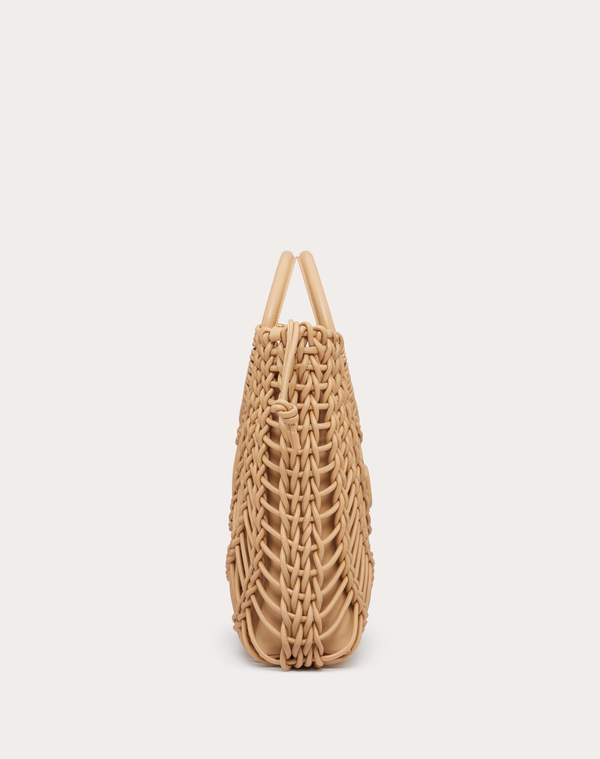 ALLKNOTS WOVEN LEATHER SHOPPER - 5