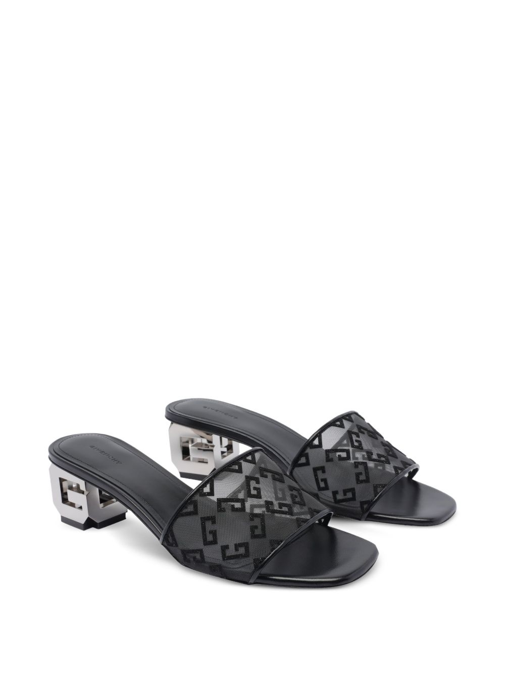 45mm 4G net G-cube mules - 2