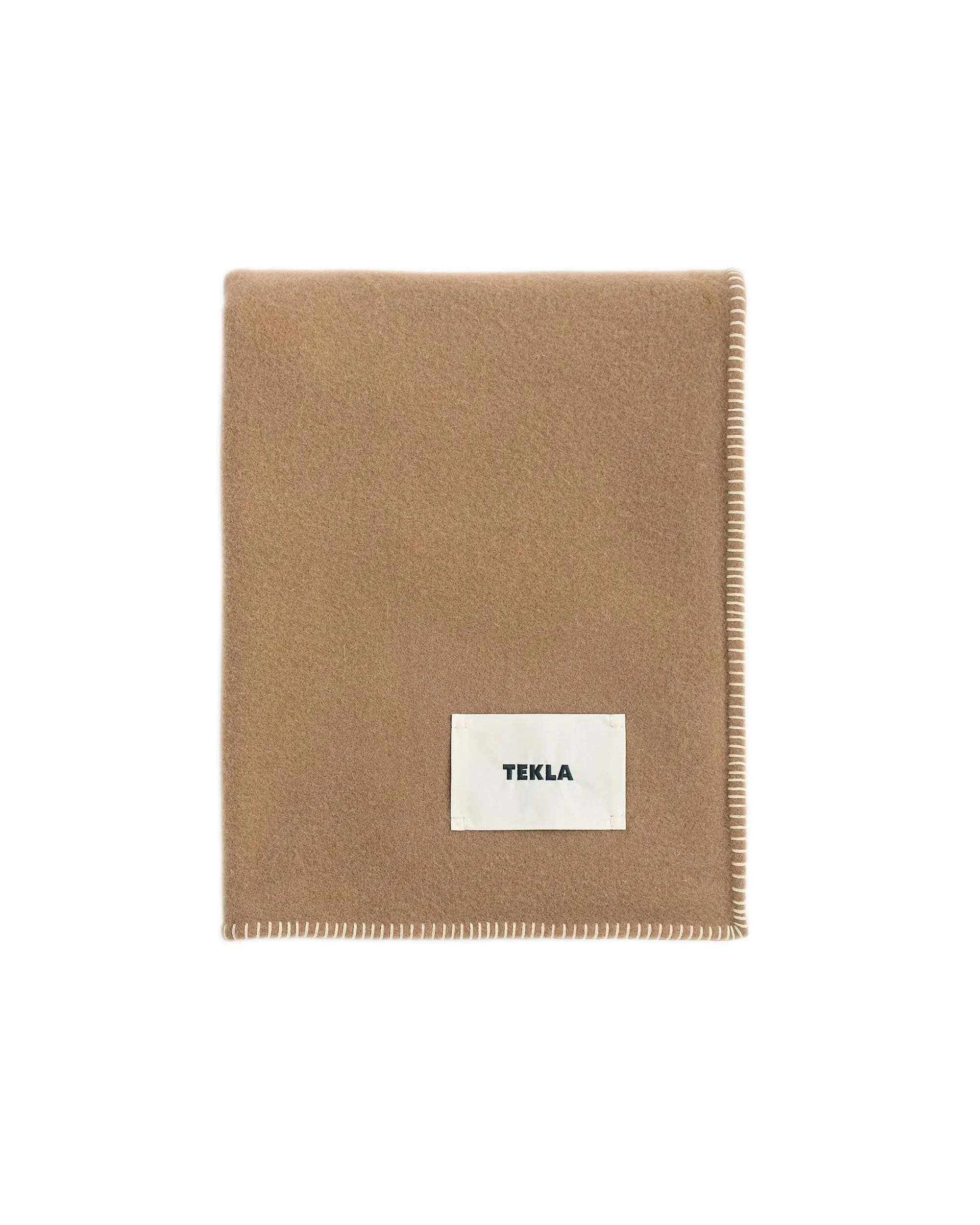 Tekla Lambswool Blanket Oak - 1