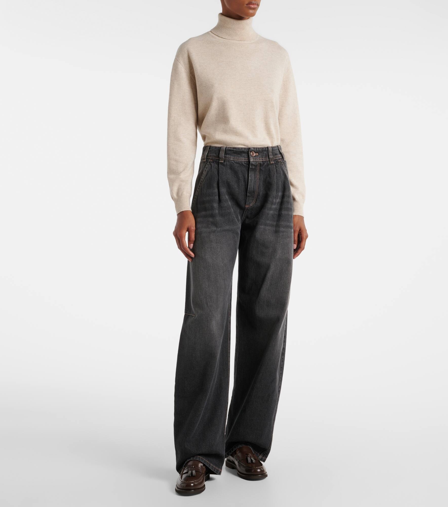 Wide-leg jeans - 7
