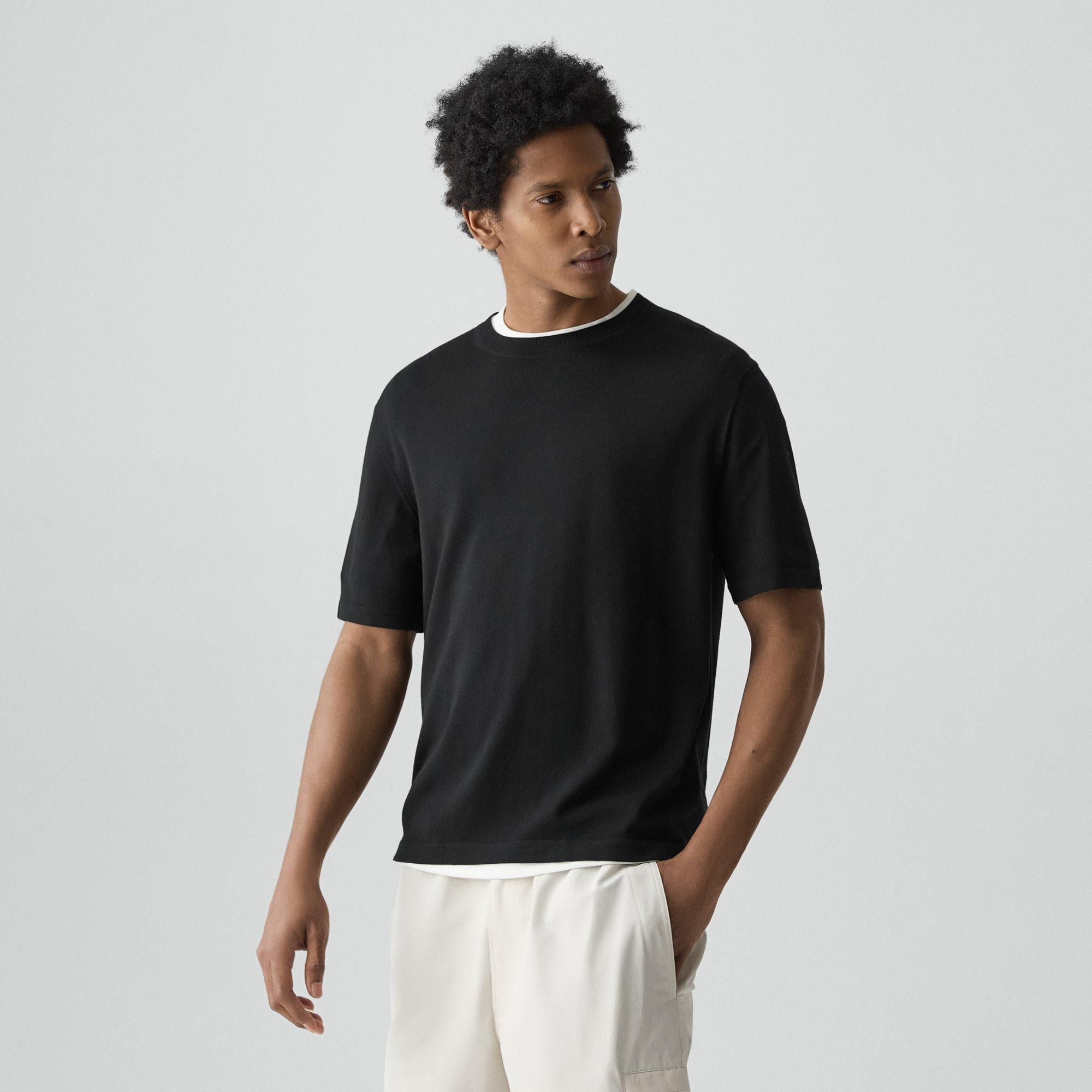 Relaxed Sweater Tee in Regal Wool - 3