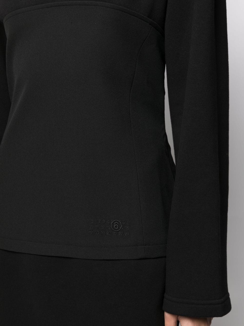 layered hooded dress - 5