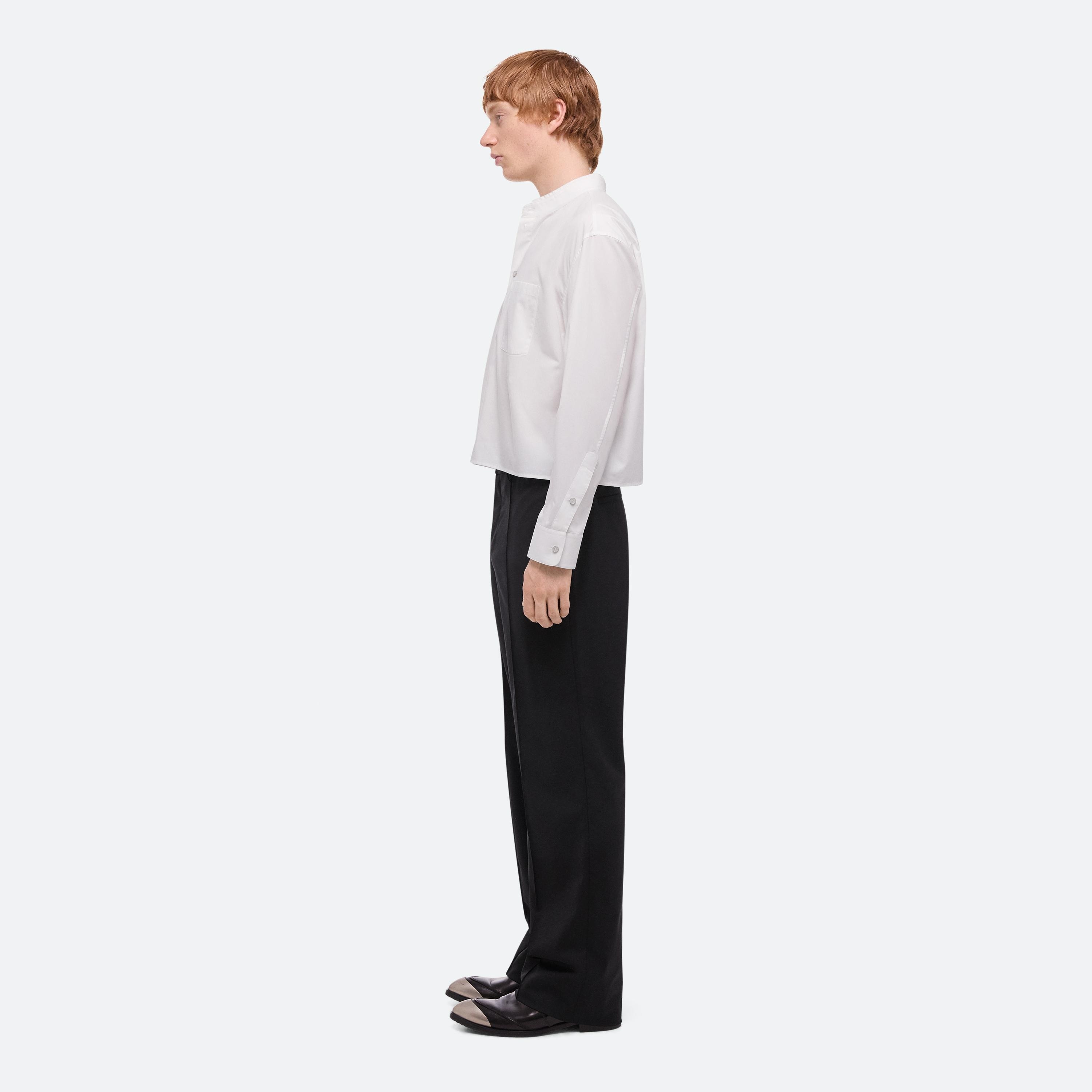 RELAXED WOOL TROUSERS - 4