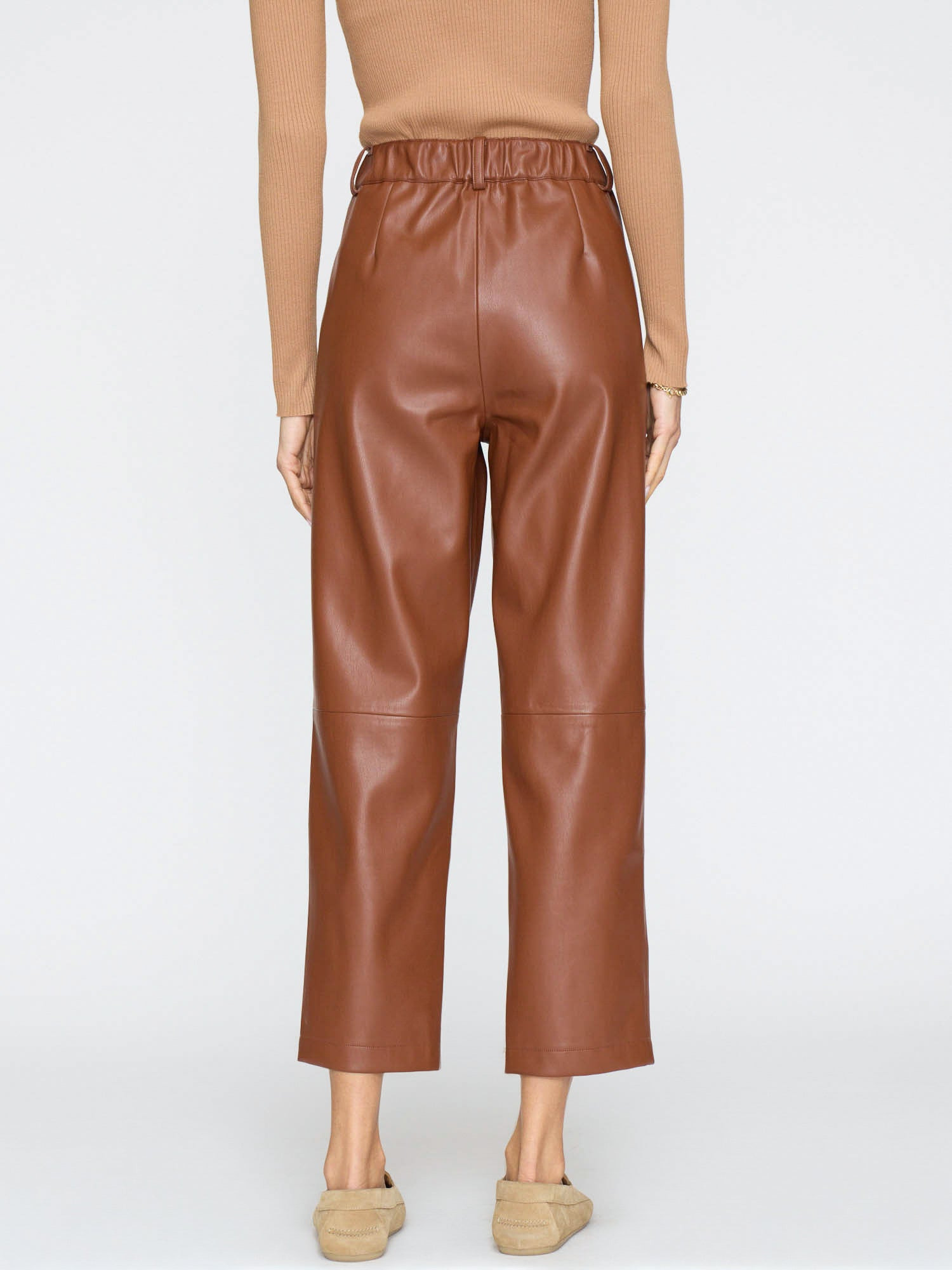 The Stone Vegan Leather Pant - 4
