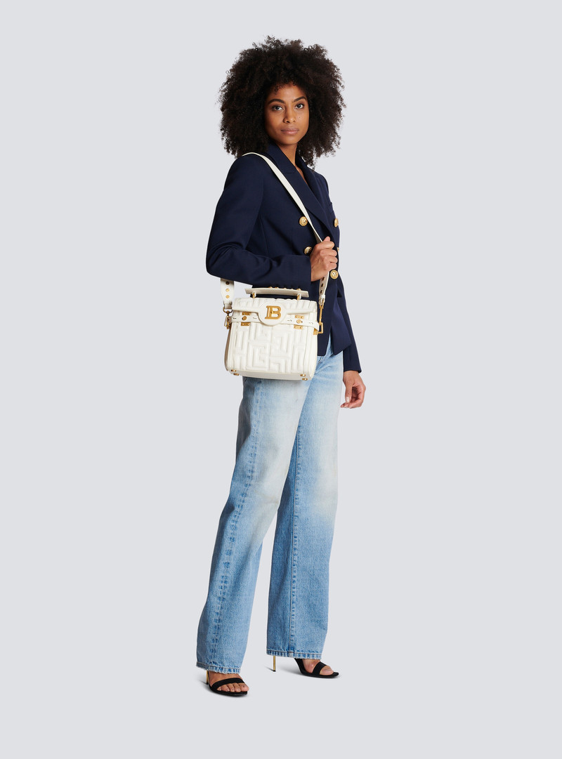 Balmain B-Buzz 23 quilted leather bag outlook