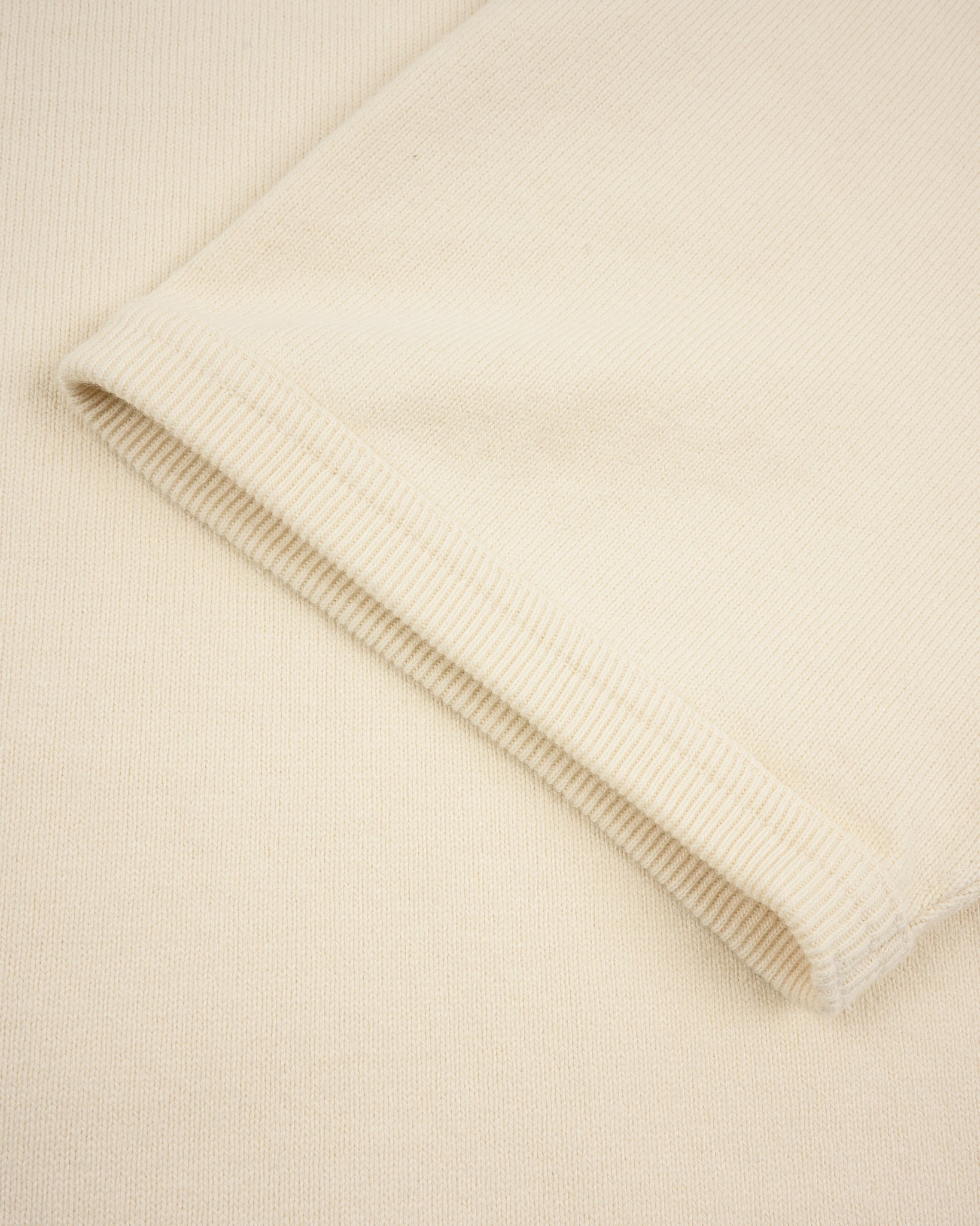 IHT-1600-CRM 11oz Cotton Knit Crew Neck T-Shirt - Cream - 7