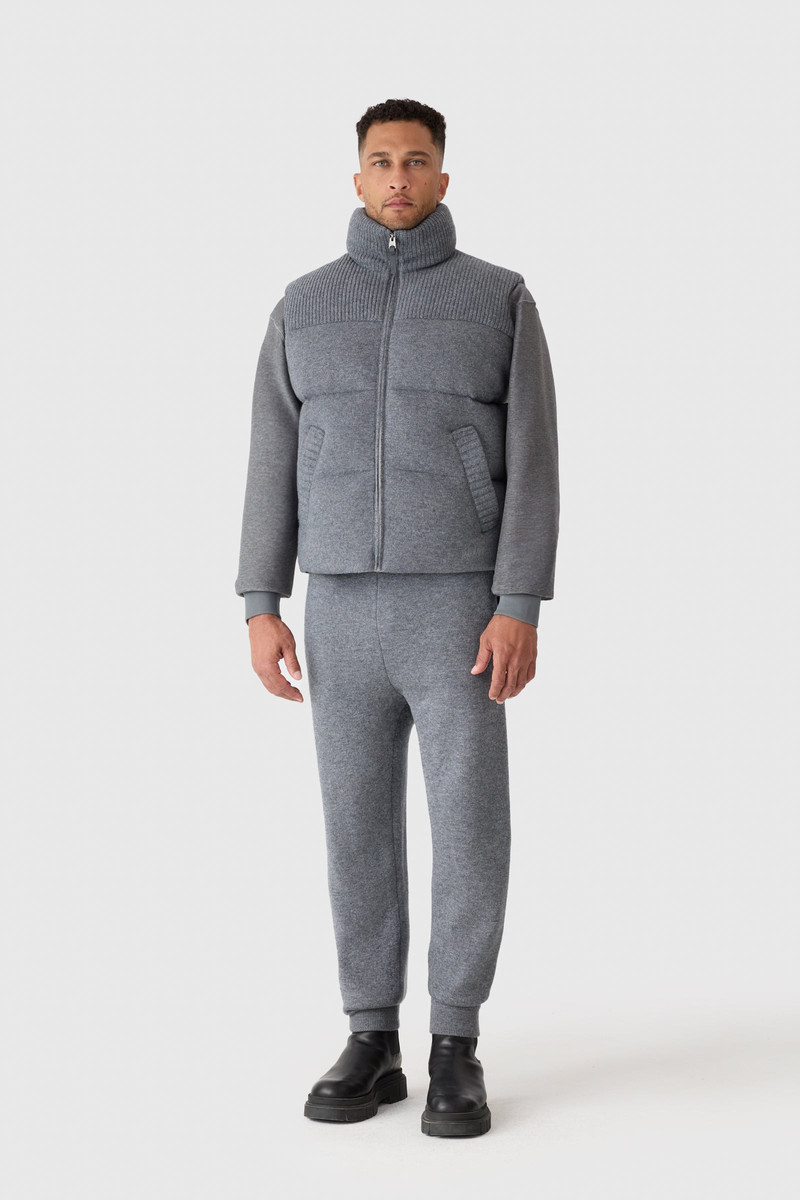 MACKAGE BRAXTON Cashmere Wool Blend Vest with Contrast Yoke outlook