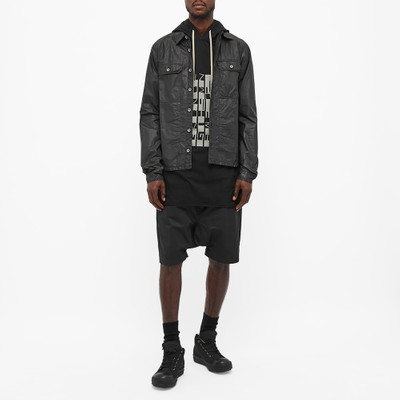 Rick Owens DRKSHDW Rick Owens DRKSHDW Lightweight Season Logo Print Pullover Hoody outlook