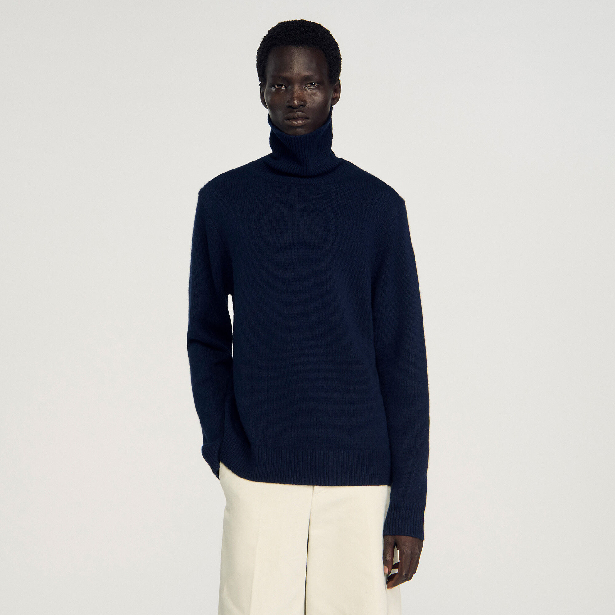 WOOL AND CASHMERE TURTLENECK - 4