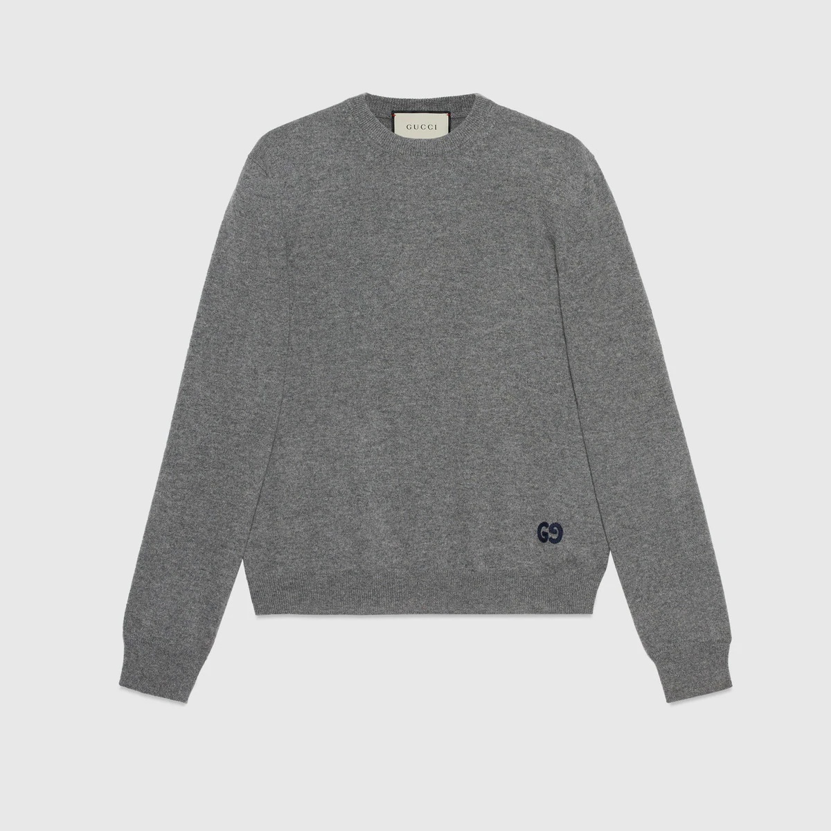 Cashmere sweater with GG - 1