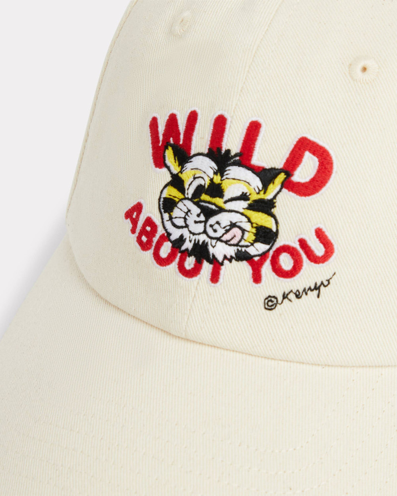 'KENZO Wild Tiger' embroidered cap in cotton 3