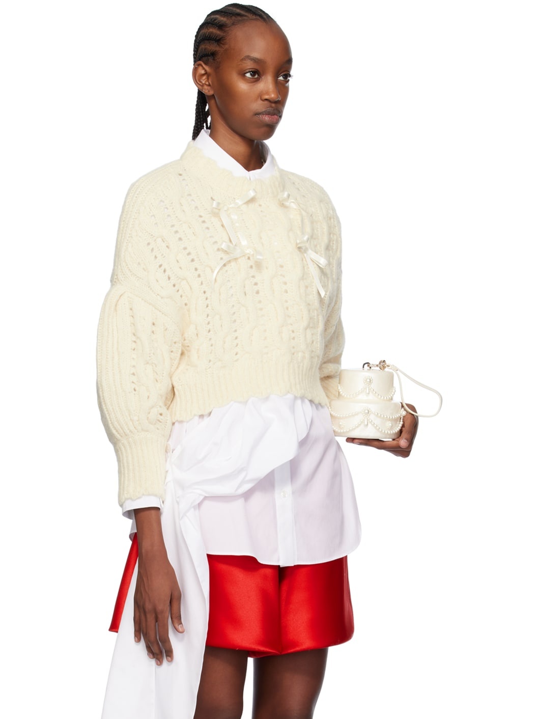 Off-White Ribbon Sweater - 2