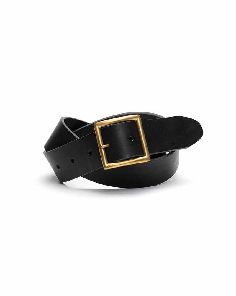 PLAIN BELT 40MM BLACK - 1