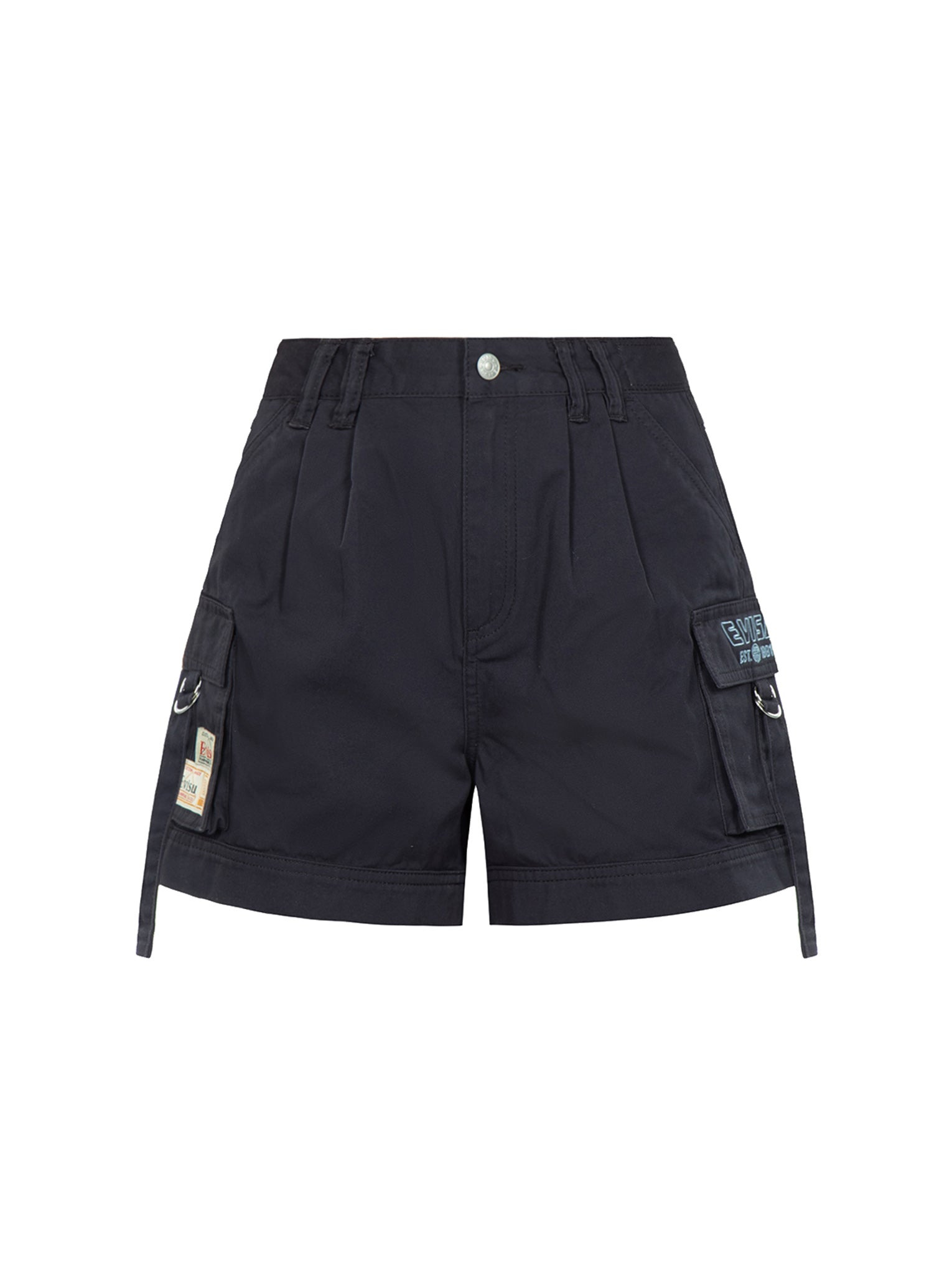 SEAGULL AND LOGO EMBROIDERY CARGO SHORTS - 14
