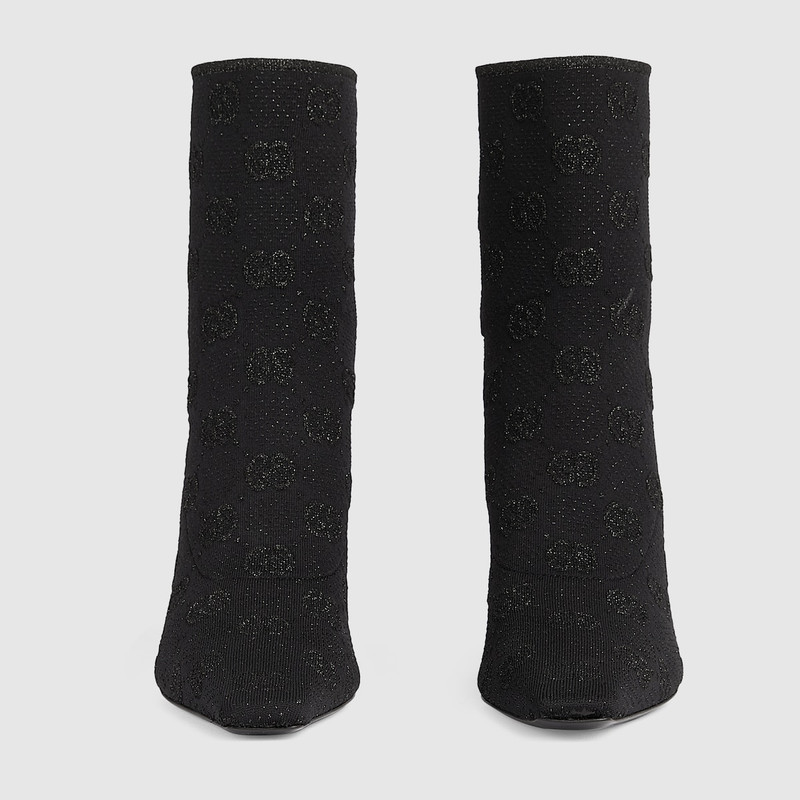 GUCCI Women's GG knit ankle boots outlook
