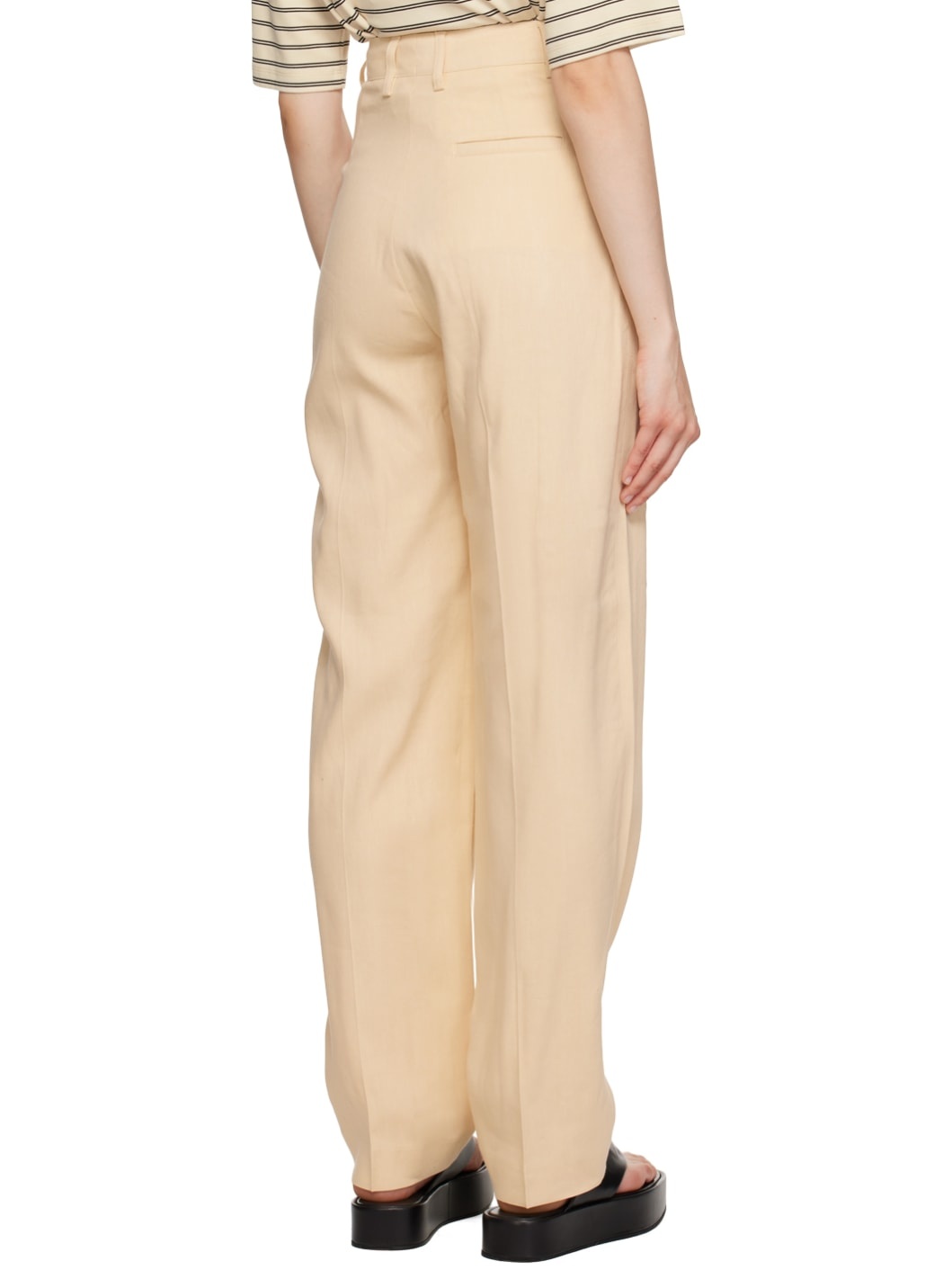 Beige Julie Trousers - 3