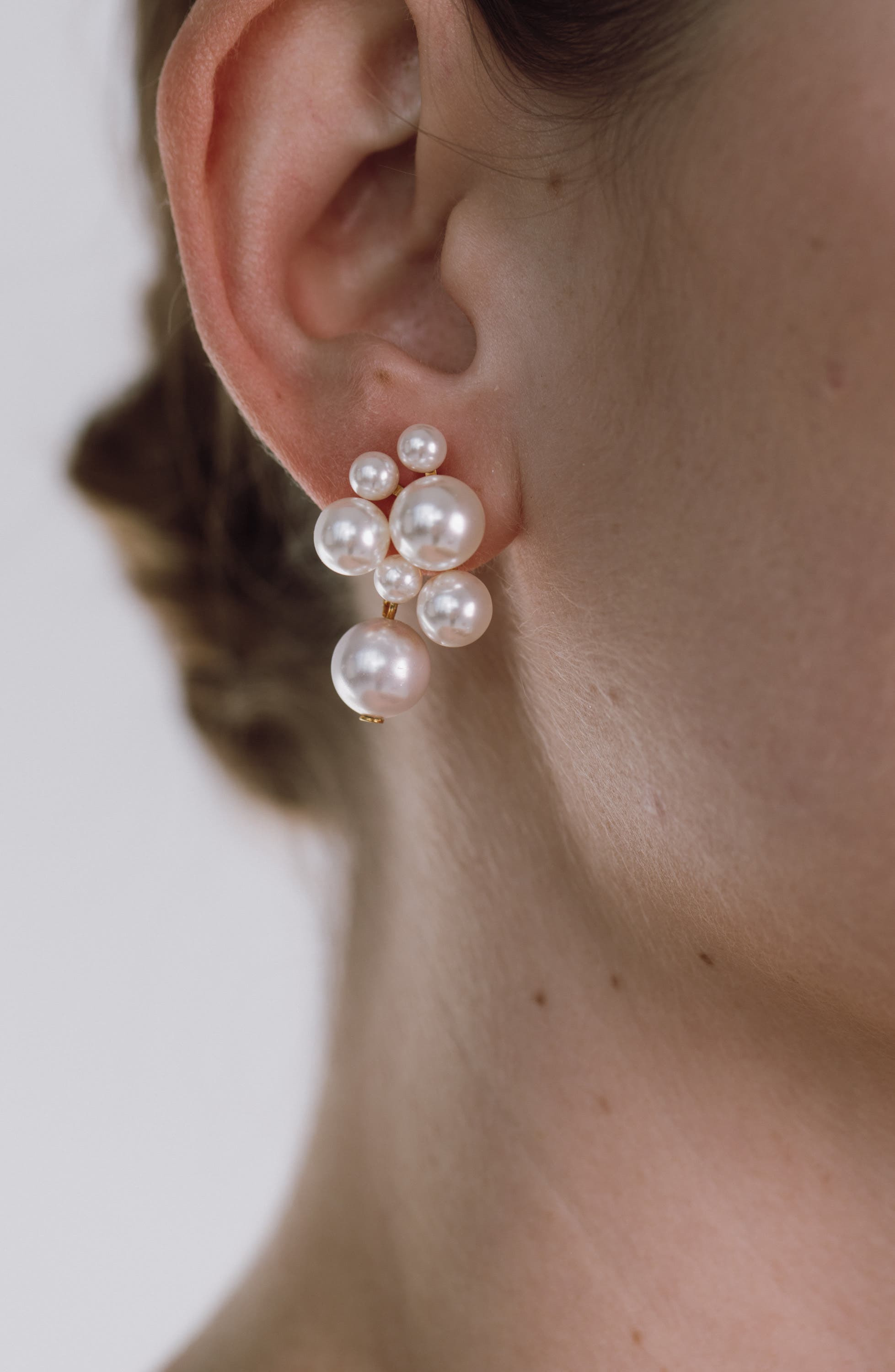Jennifer Behr Perlita Faux Pearl Drop Earrings at Nordstrom - 3