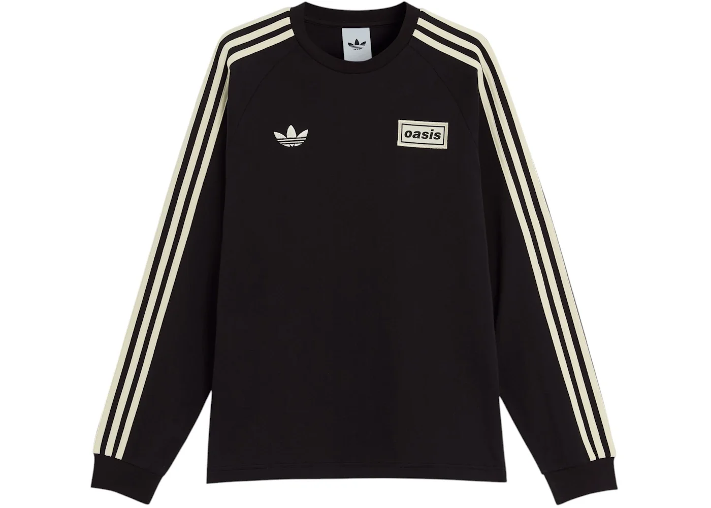 adidas Tour 3-Stripes Longsleeve Tee Black - 1