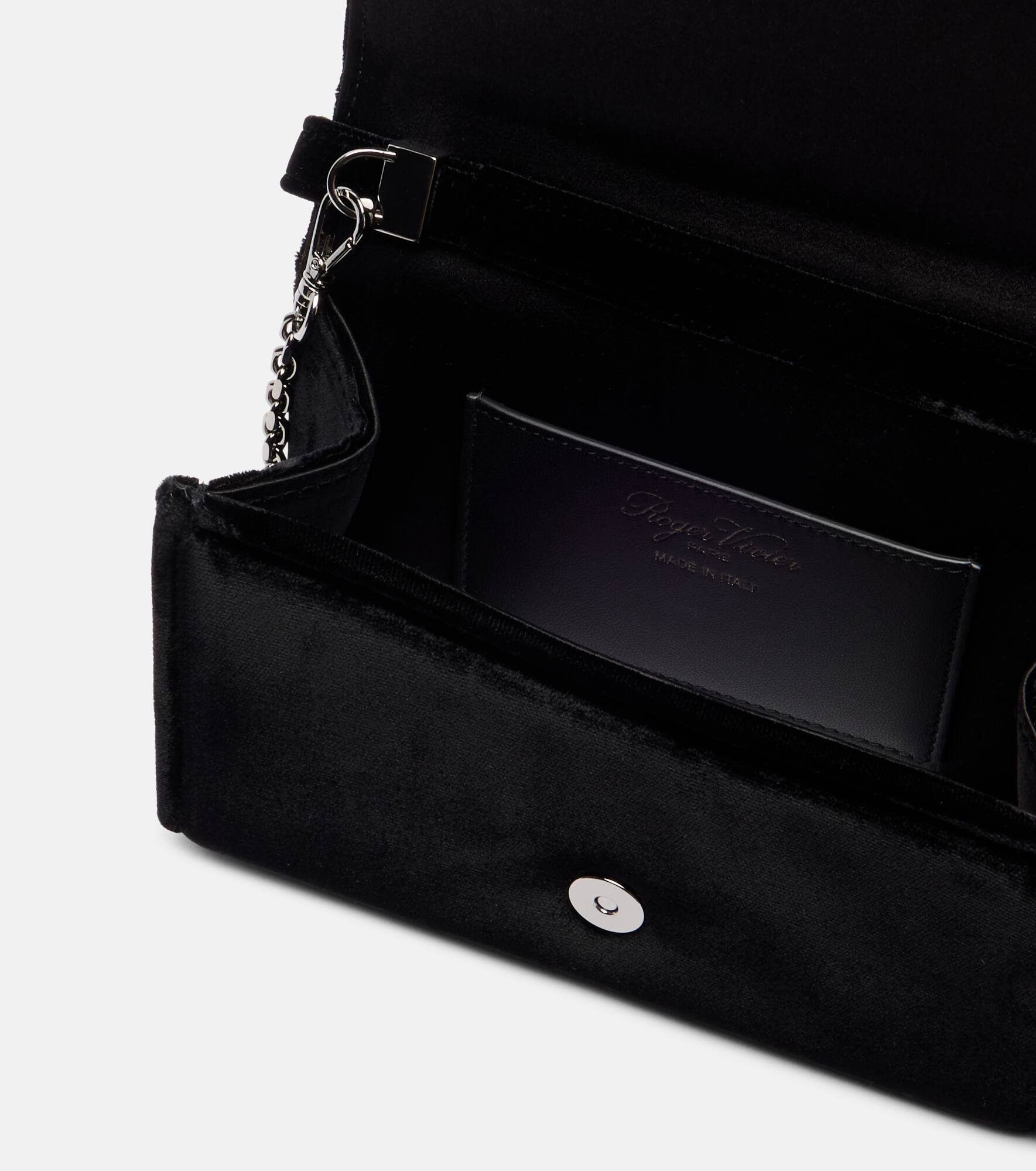 Pilgrim Micro embellished velvet clutch - 3
