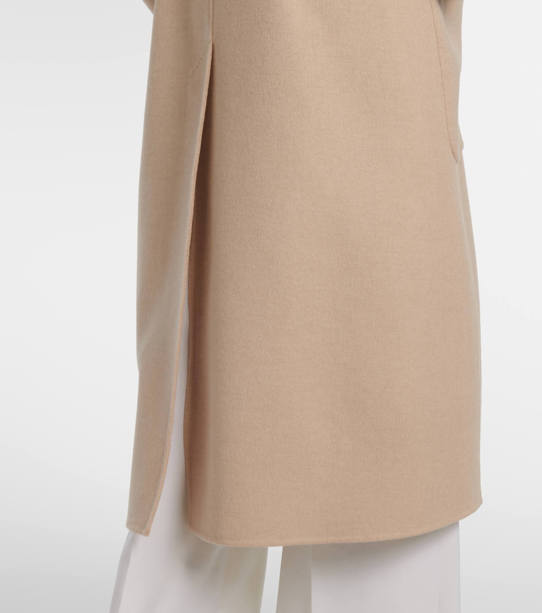 Vezzoso camel hair wrap coat - 6
