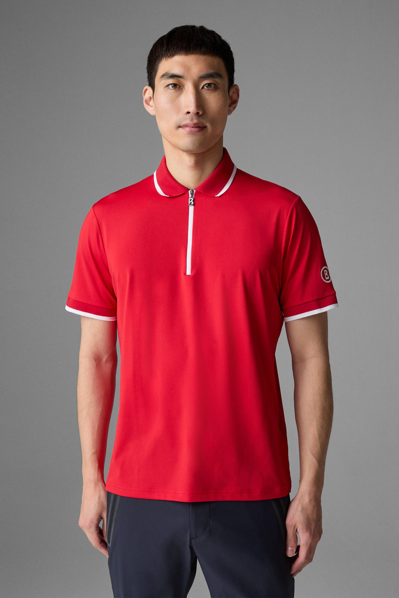 Cody Functional polo shirt in Red 2