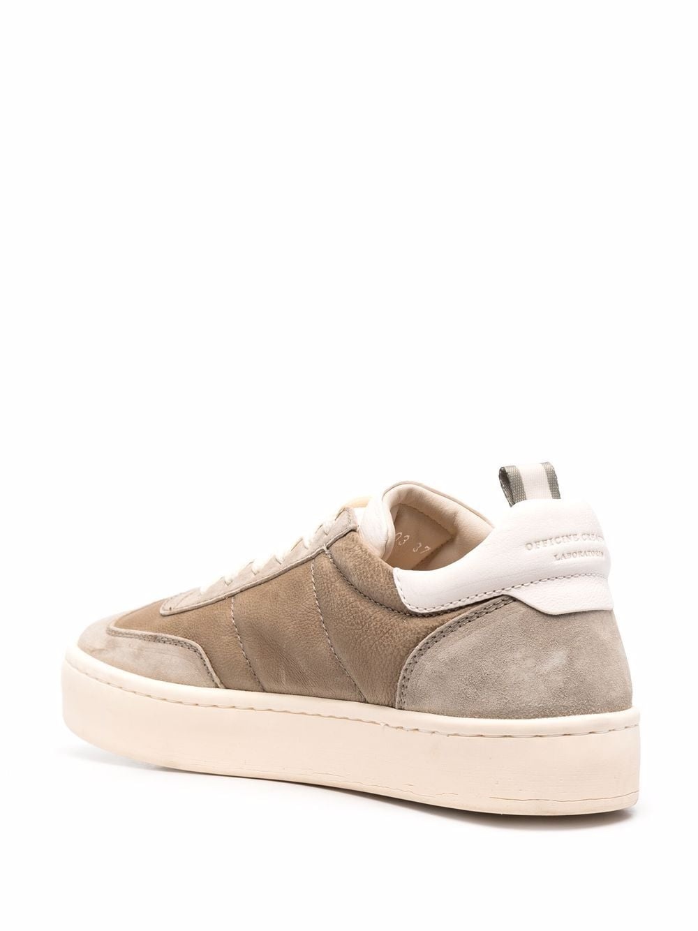 Kombined low-top sneakers - 3