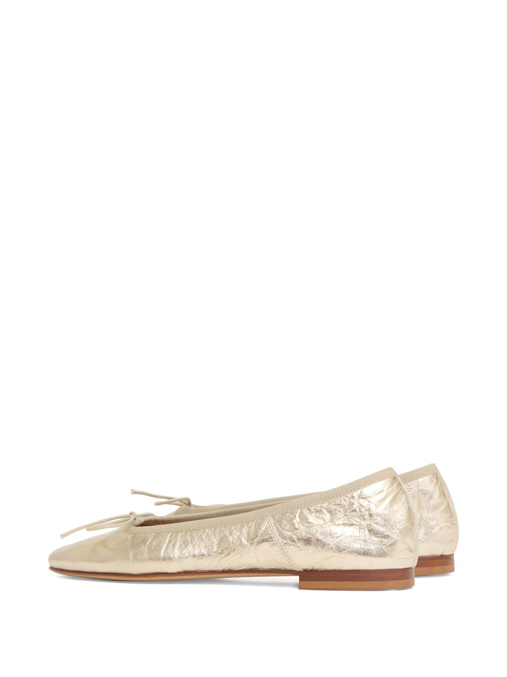 almond-toe bow-detail ballet flats - 5